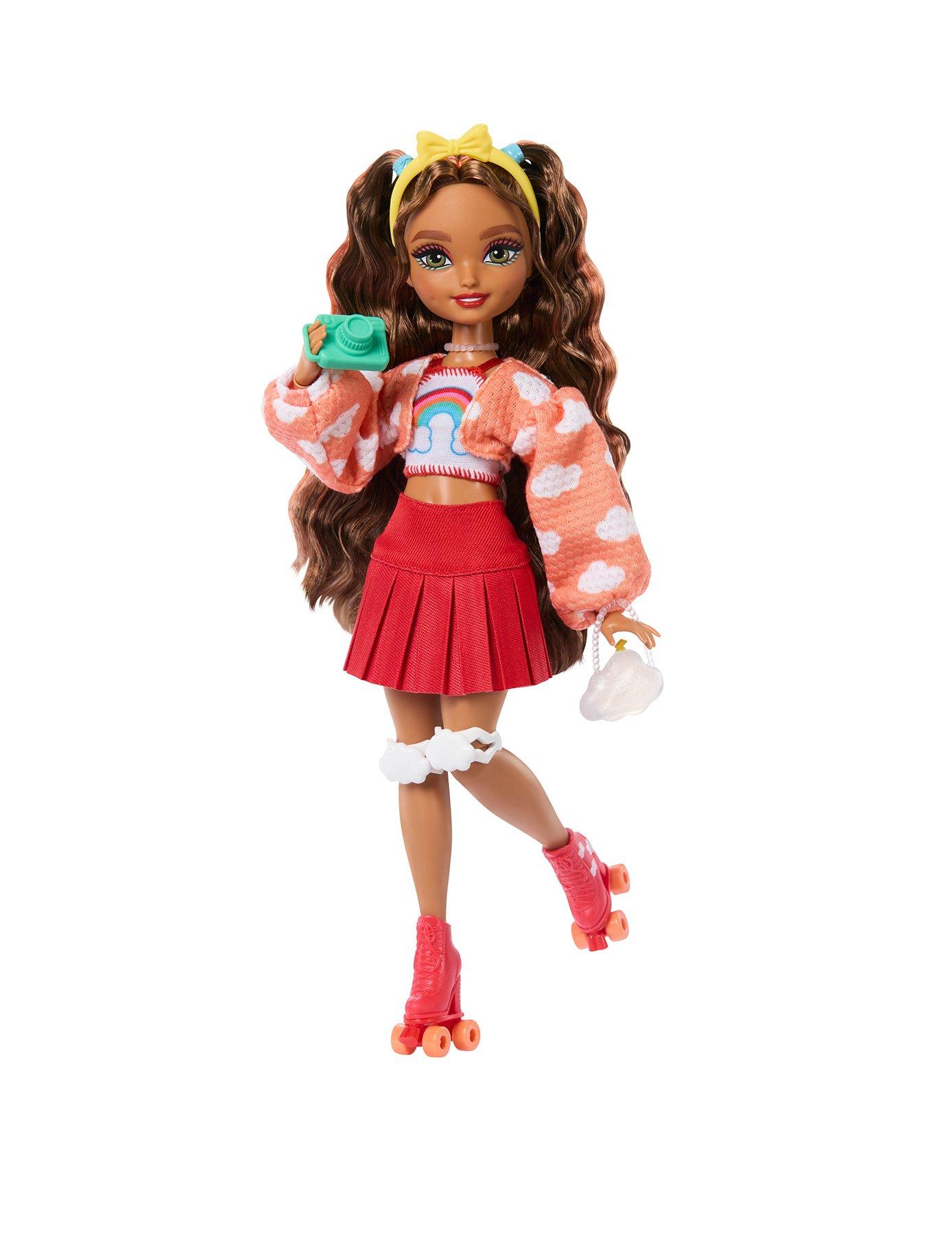 undefined Dream Besties Barbie Teresa Roller Skating Fashion Doll with 9 Video Game Themed Accessories