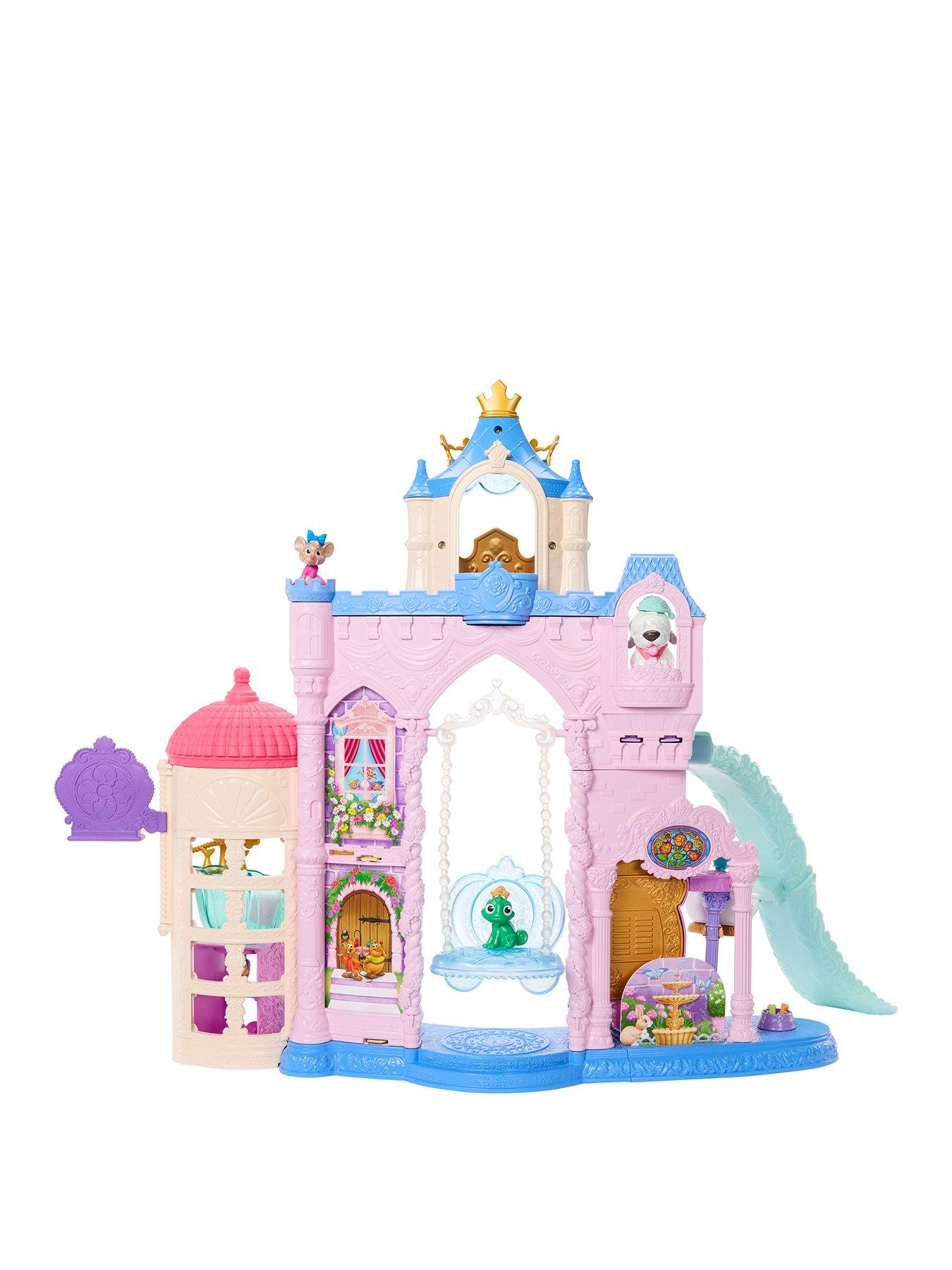undefined Pet Palace Playset with 7 Play Areas, 3 Animal Friends  &  20+ Furniture  &  Accy