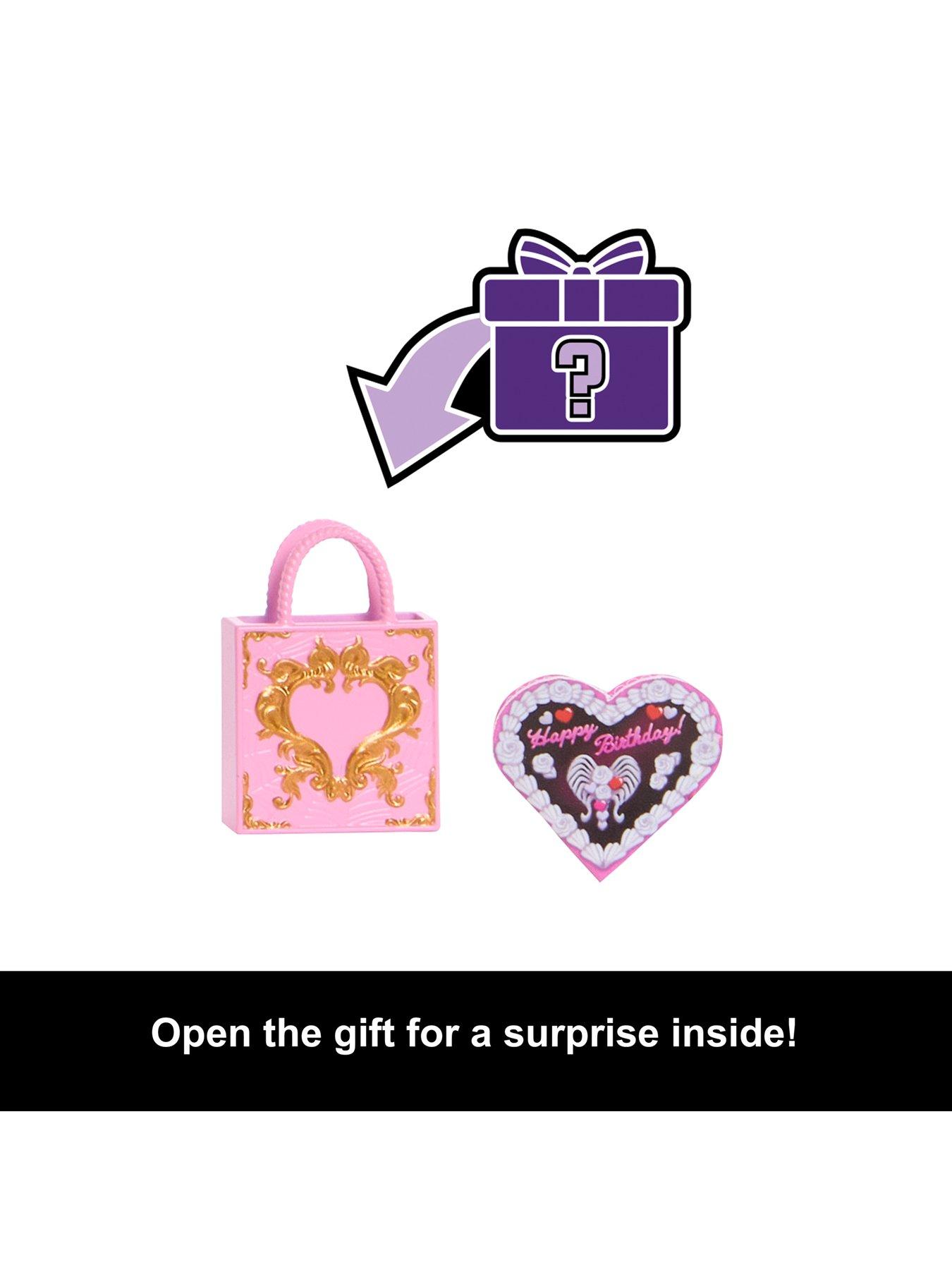 Image 5 of 8 of Monster High Scary Sweet Birthday Cupid Asteria Doll in Party Dress with Balloon &amp; Gift
