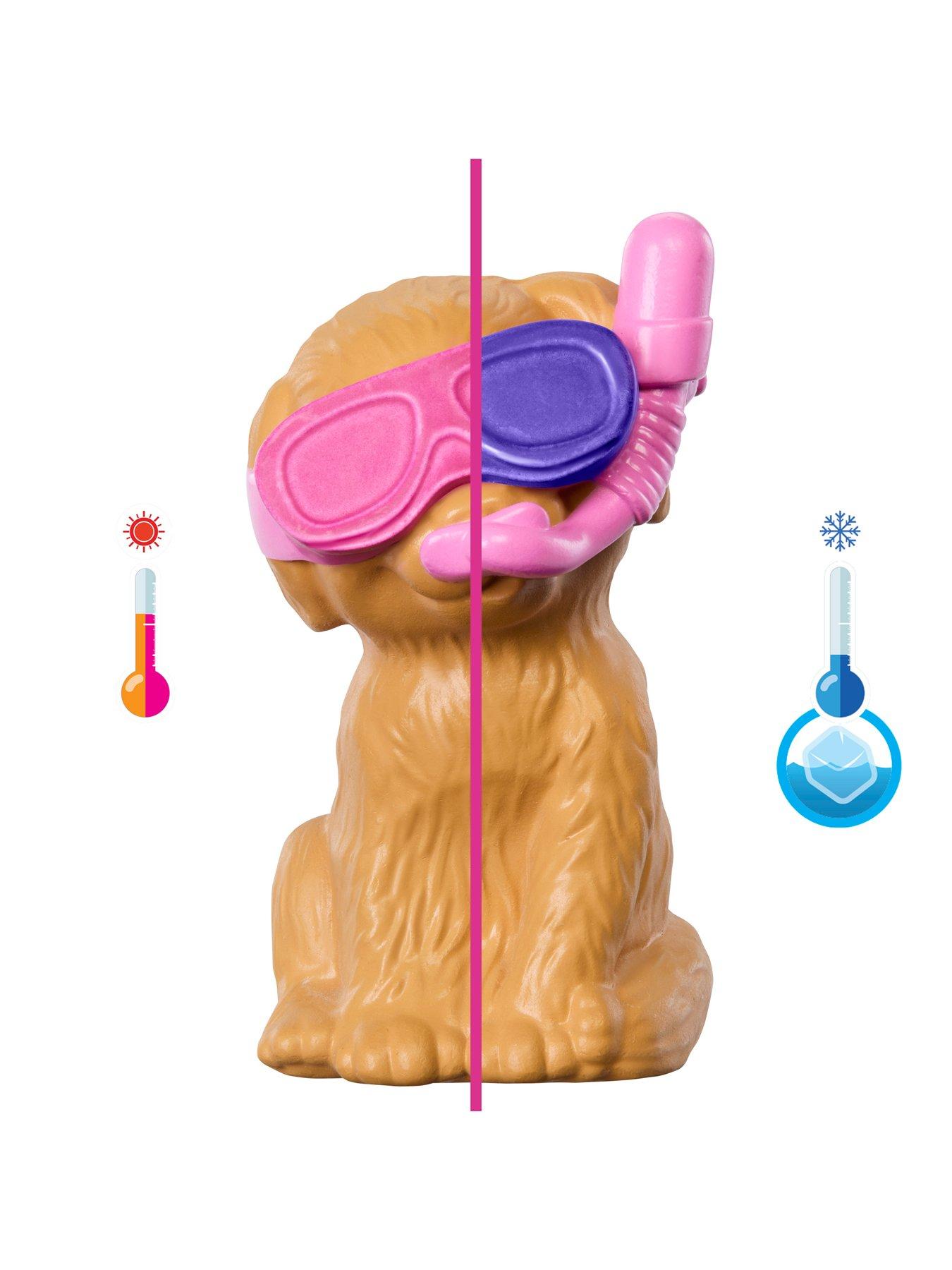 Image 3 of 6 of Barbie Puppy Pool Party Playset with Doll, Pool, Doghouse &amp; Slide, 2 Pet Figures &amp; 6 Accessories