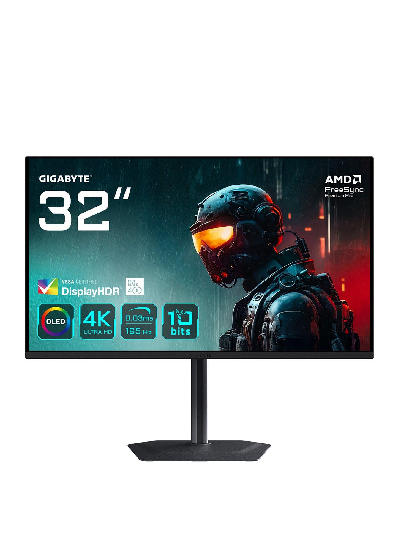 GIGABYTE MO32U Gaming Monitor - 31.5in 4K Ultra HD, 165Hz IPS