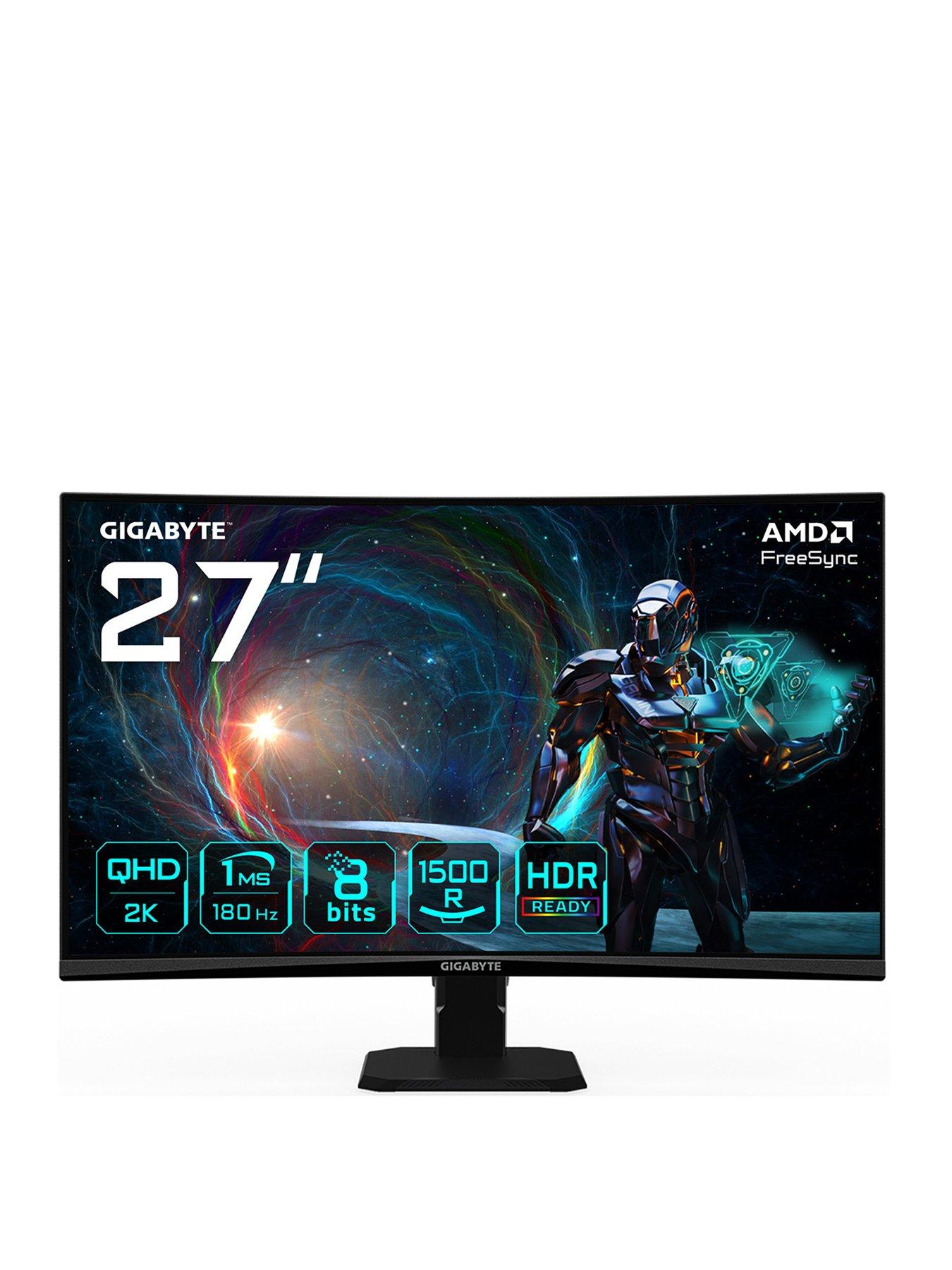 undefined GS27QC A Curved Gaming Monitor - 27in QHD LED