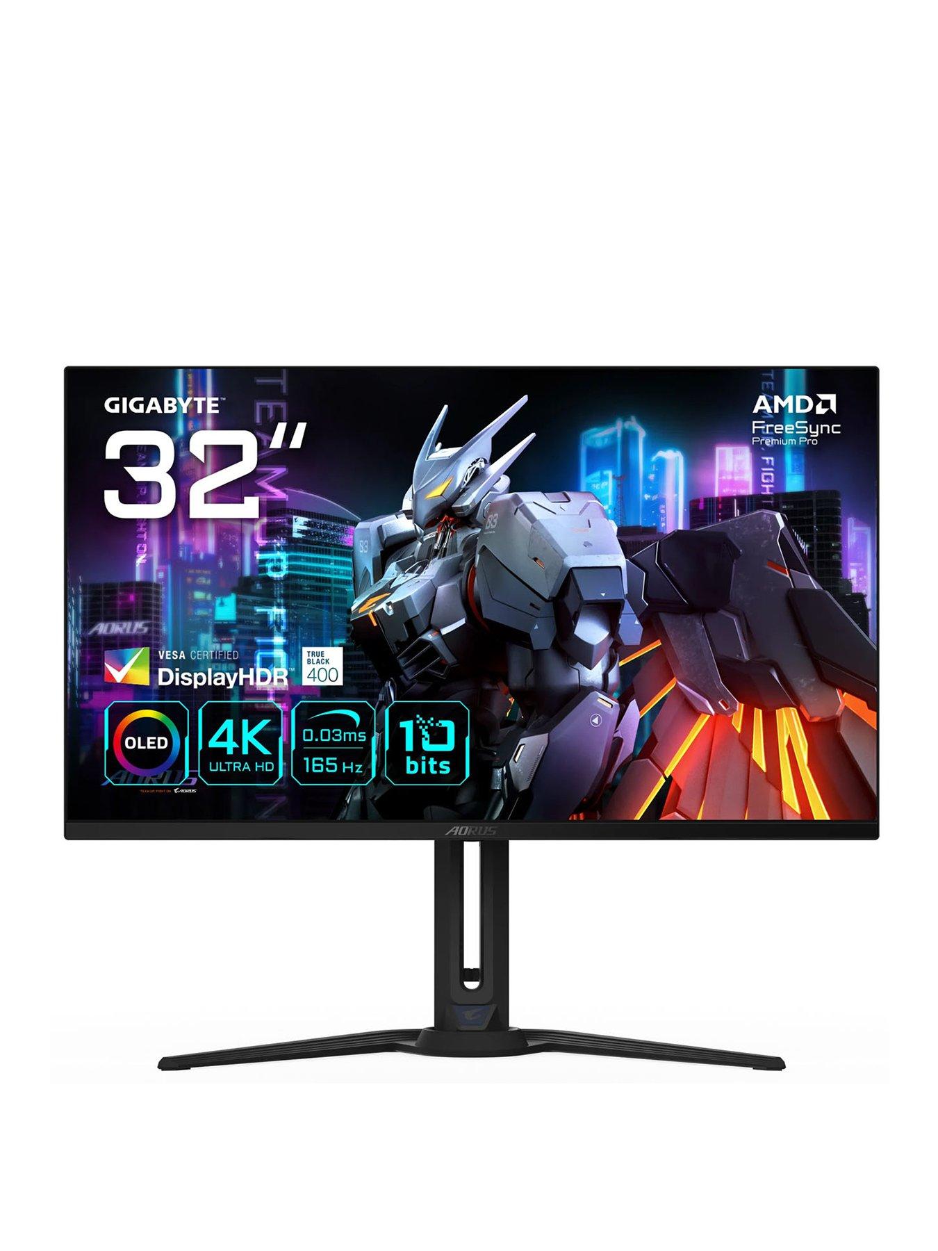 GIGABYTE AORUS FO32U Gaming Monitor - 31.5in 4K Ultra HD, QD-OLED