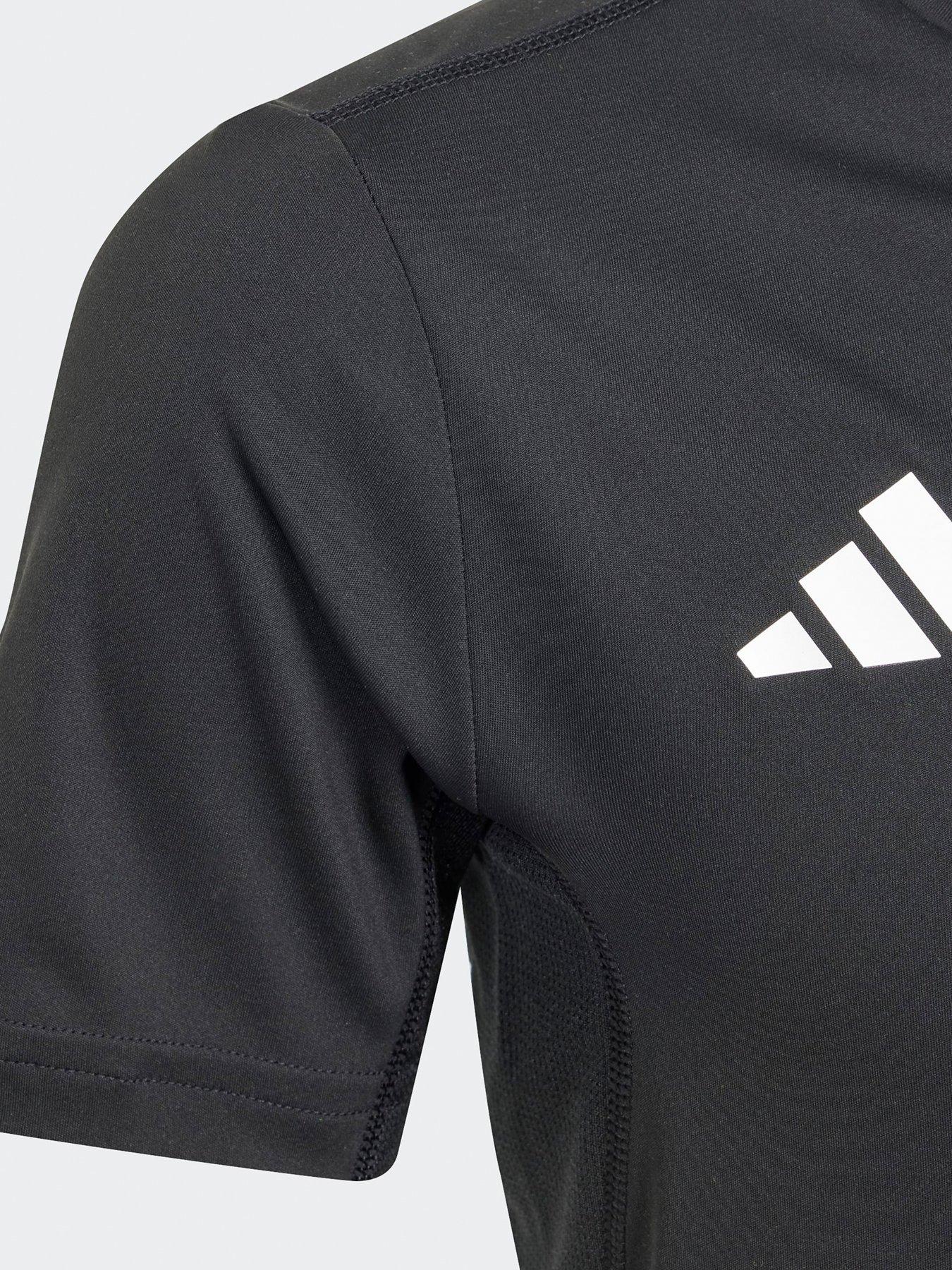 Image 3 of 4 of adidas Unisex Junior Running Team T-Shirt - Black