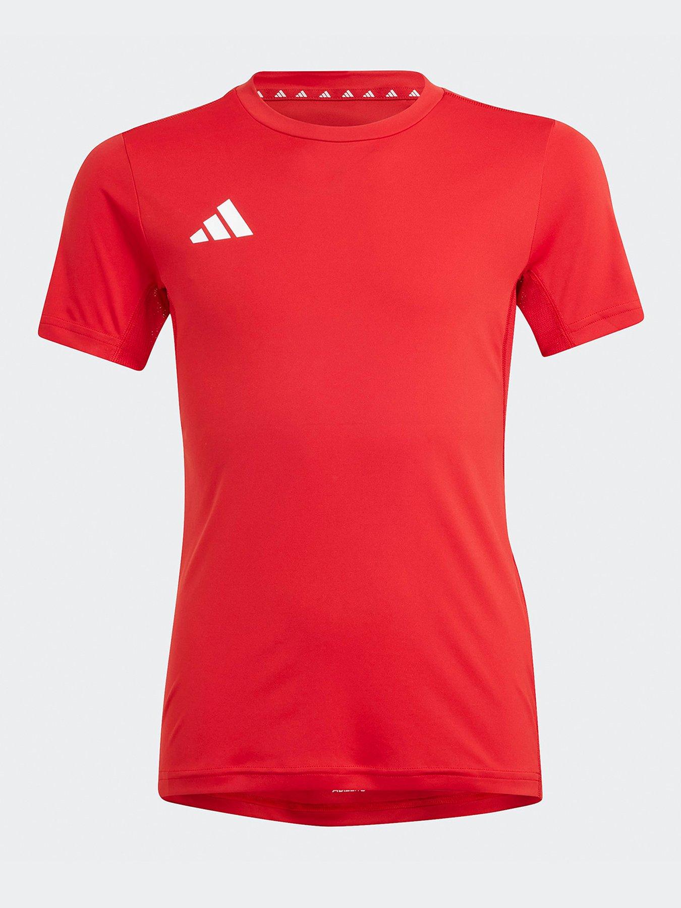 adidas: Unisex Junior Running Team T-Shirt - Red