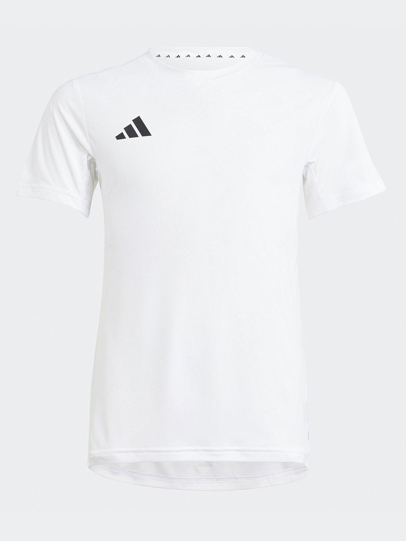 undefined Unisex Junior Running Team T-shirt - White