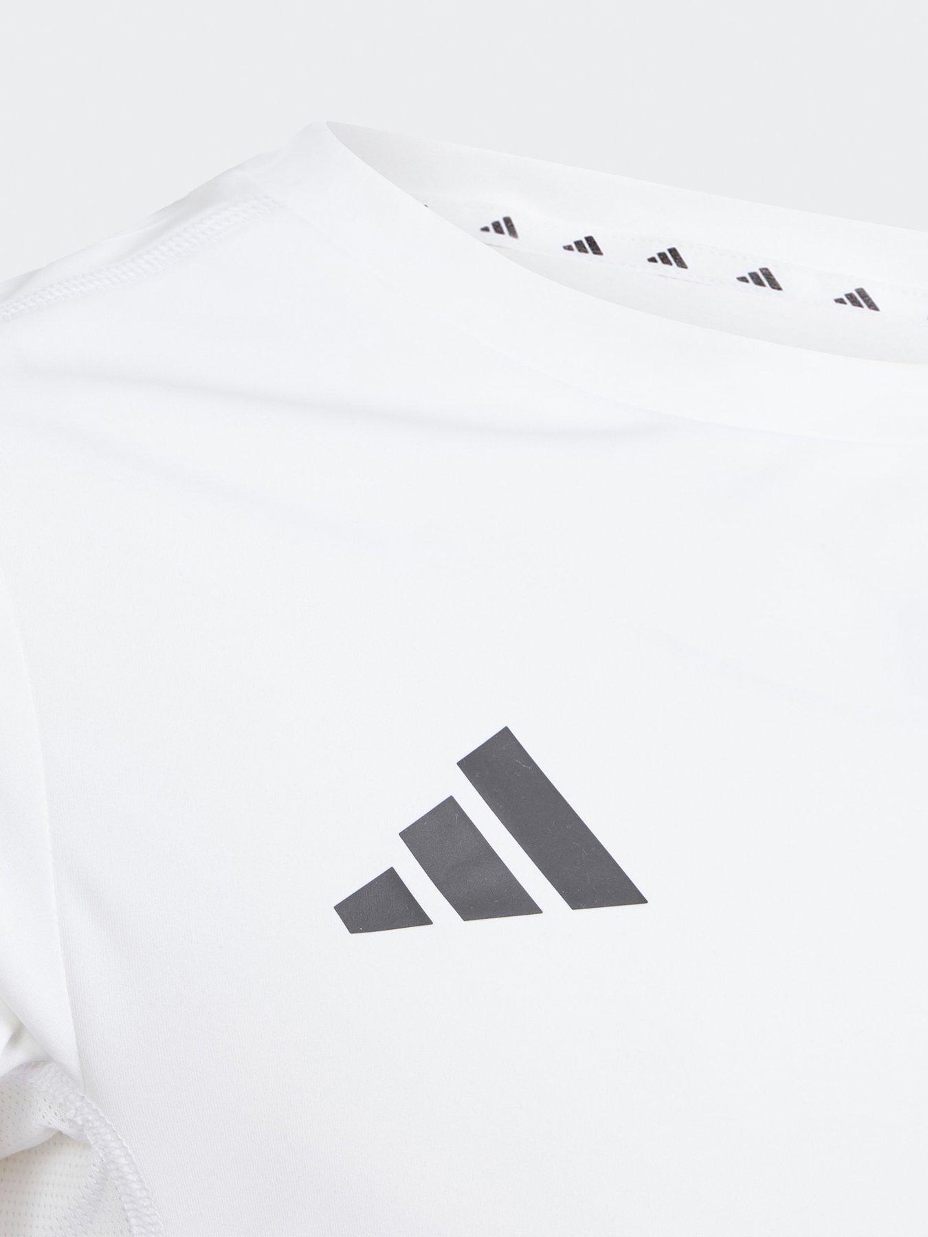 Image 3 of 4 of adidas Unisex Junior Running Team T-Shirt - White