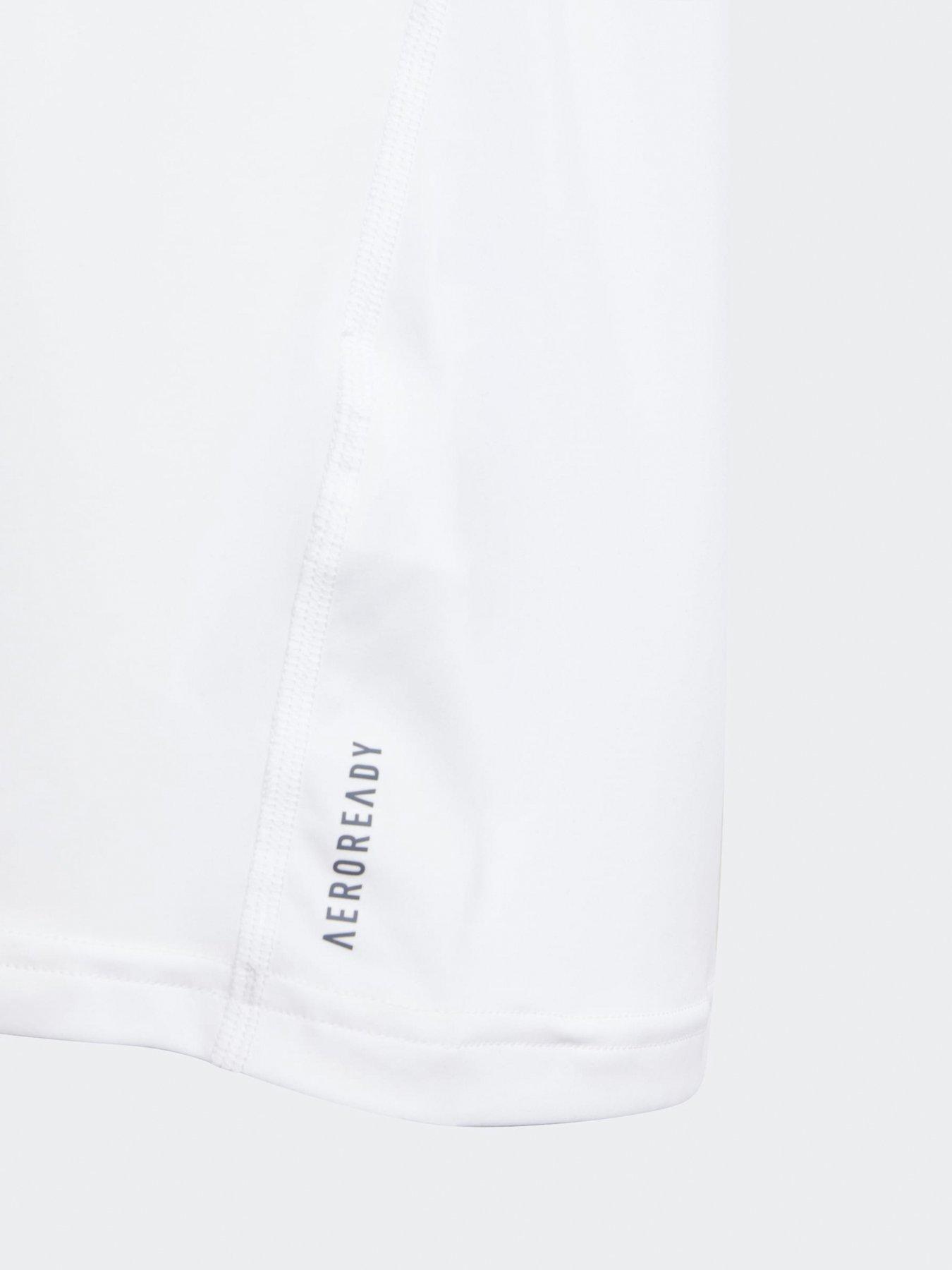 Image 4 of 4 of adidas Unisex Junior Running Team T-Shirt - White