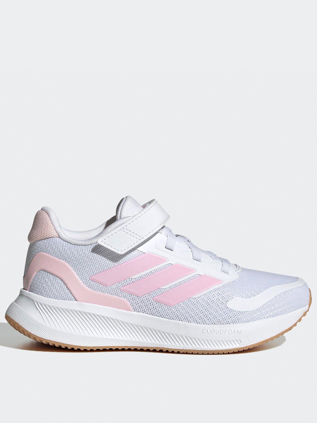 Image 1 of 4 of adidas Kids Girls Runfalcon 5 Trainers - Pink/White