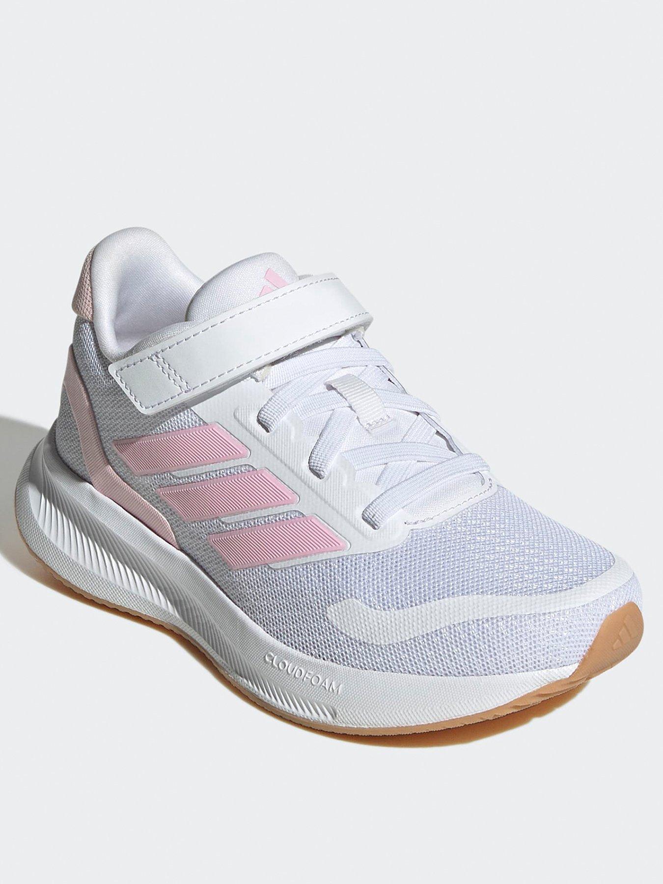 Image 2 of 4 of adidas Kids Girls Runfalcon 5 Trainers - Pink/White