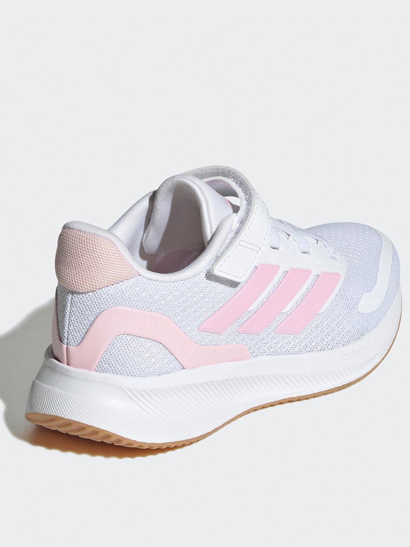 Image 3 of 4 of adidas Kids Girls Runfalcon 5 Trainers - Pink/White