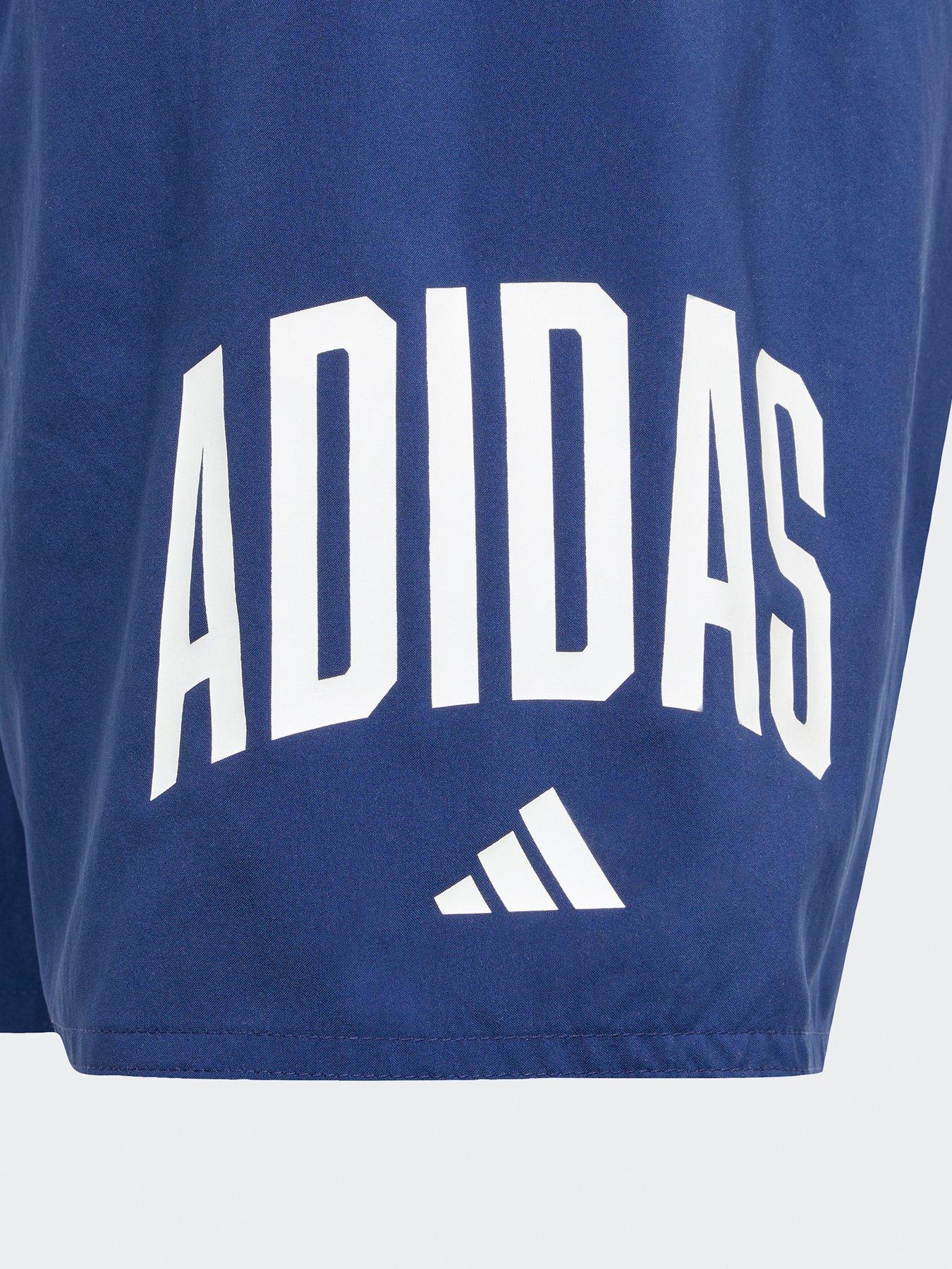 Image 3 of 5 of adidas Boy's Swim Shorts - Blue/White