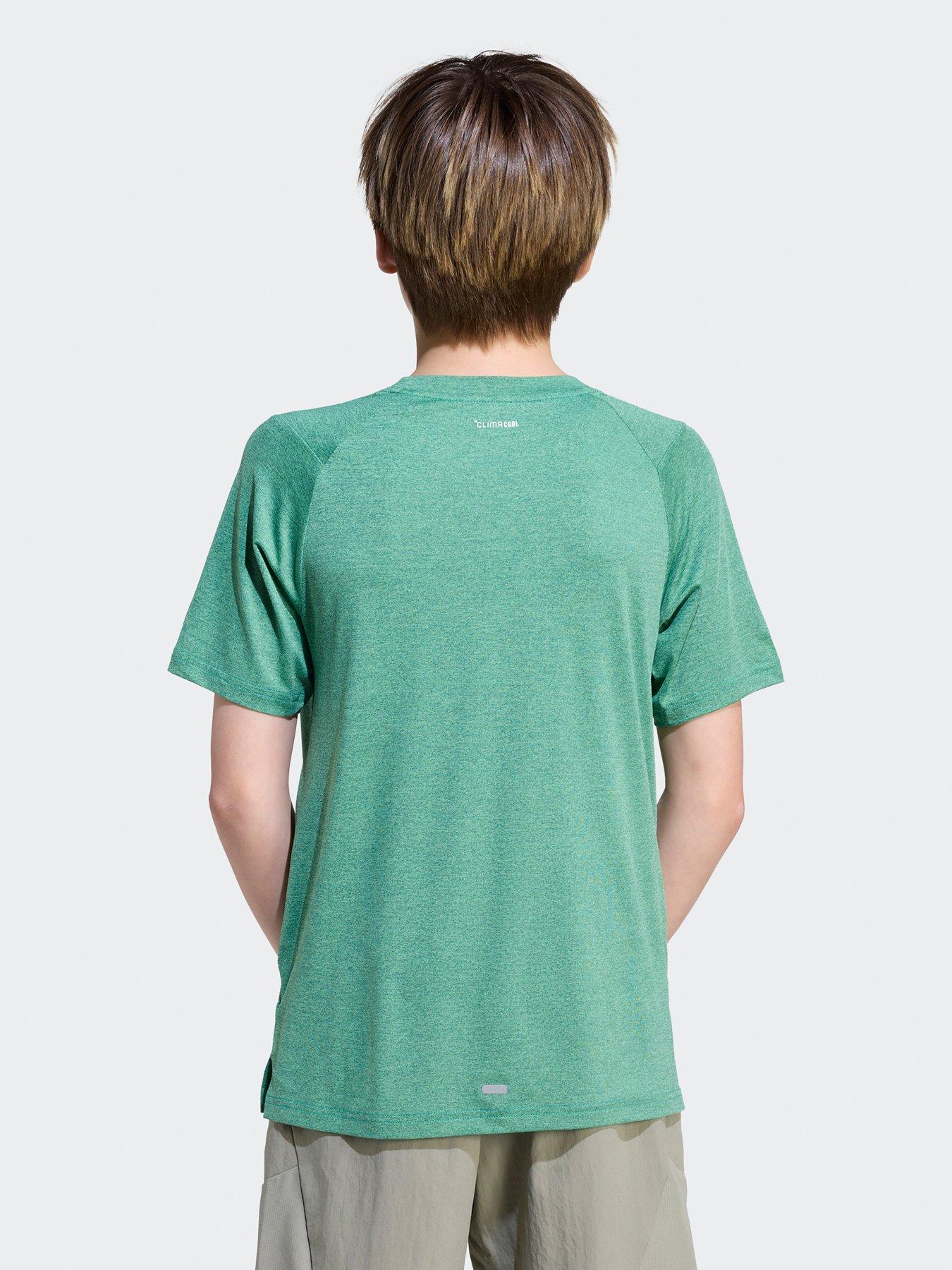 Image 2 of 5 of adidas Boys Junior Training T-Shirt - Green