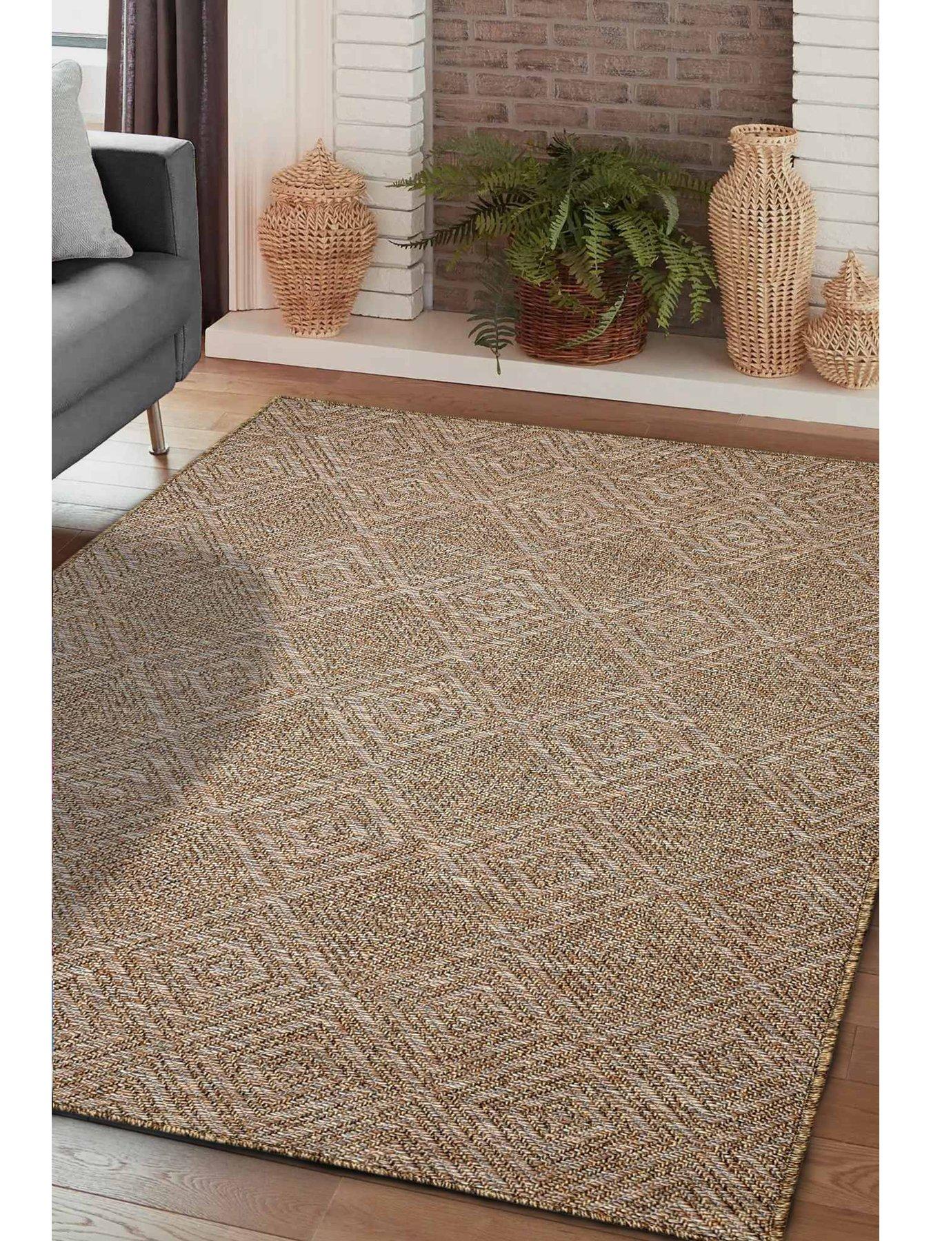 Summer Diamonds Indoor/Outdoor Rug - Natural