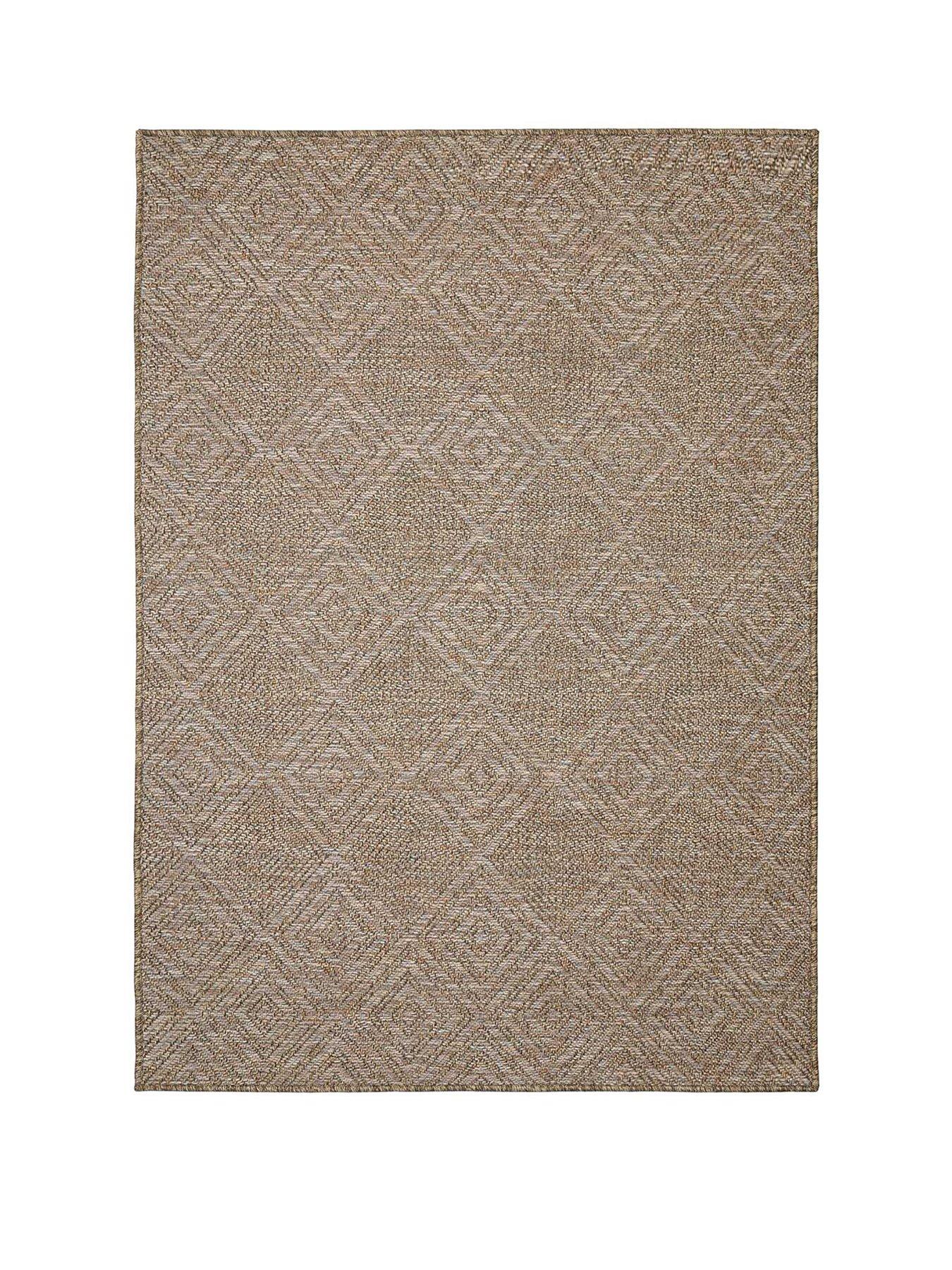 Image 2 of 4 of Summer Diamonds Indoor/Outdoor Rug - Natural