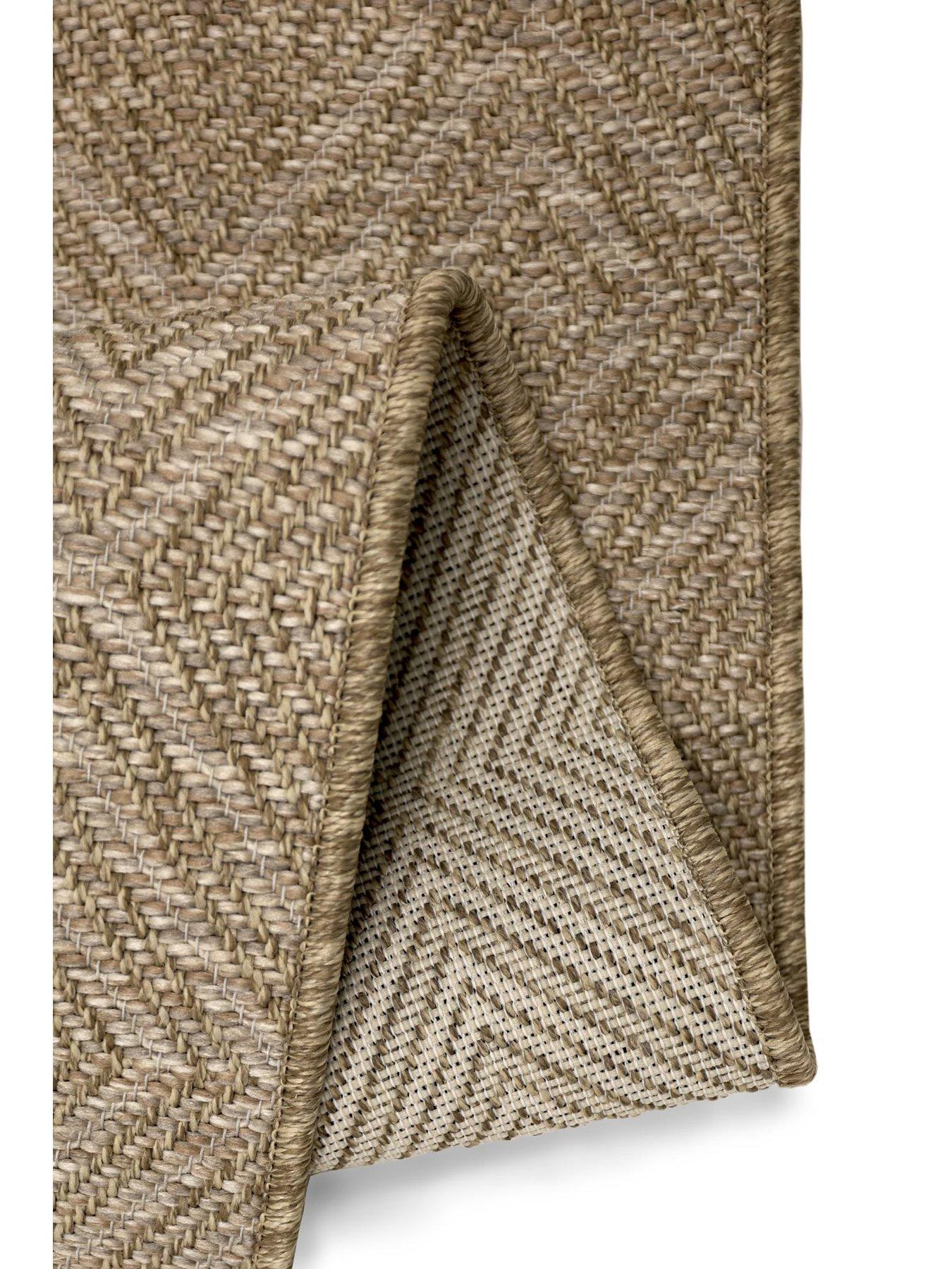 Image 4 of 4 of Summer Diamonds Indoor/Outdoor Rug - Natural