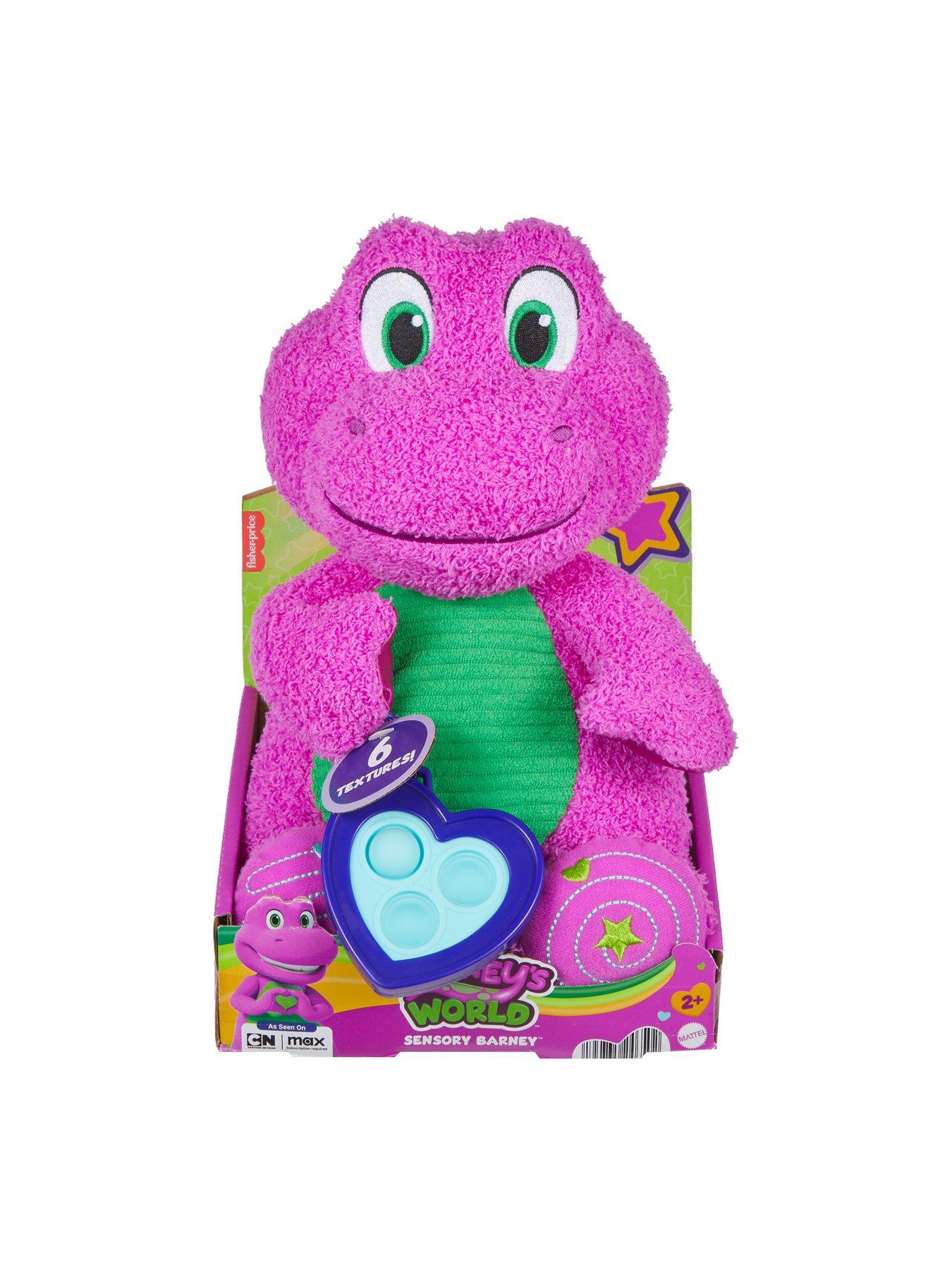 Barney Fisher-Price Barney's World Sensory Barney Plush Toy with