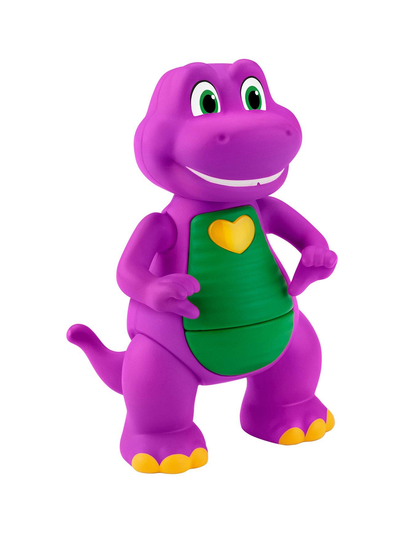 undefined Fisher-Price Barney's World Heart Hands Barney Toy Figure with Music & Lights for Kids