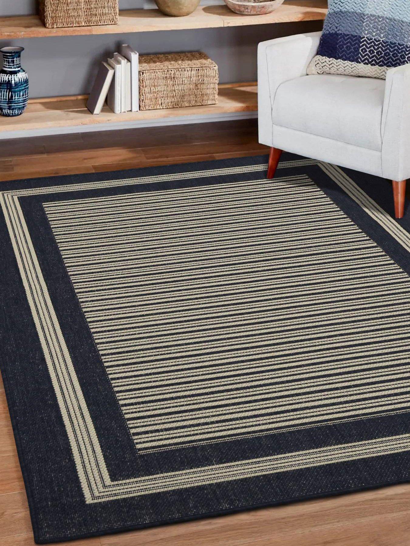 Gel-Backed Border Rug
