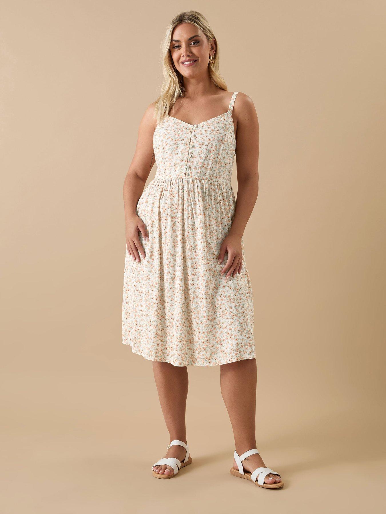 undefined Curve Strappy Sun Dress