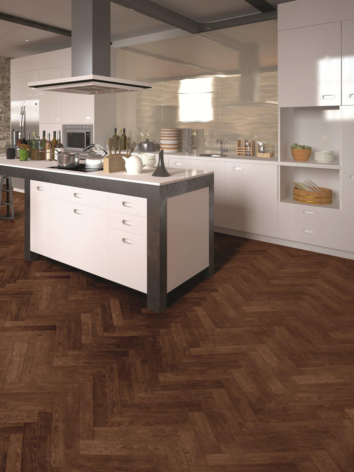 Luvanto Click Plus Herringbone Priory Oak