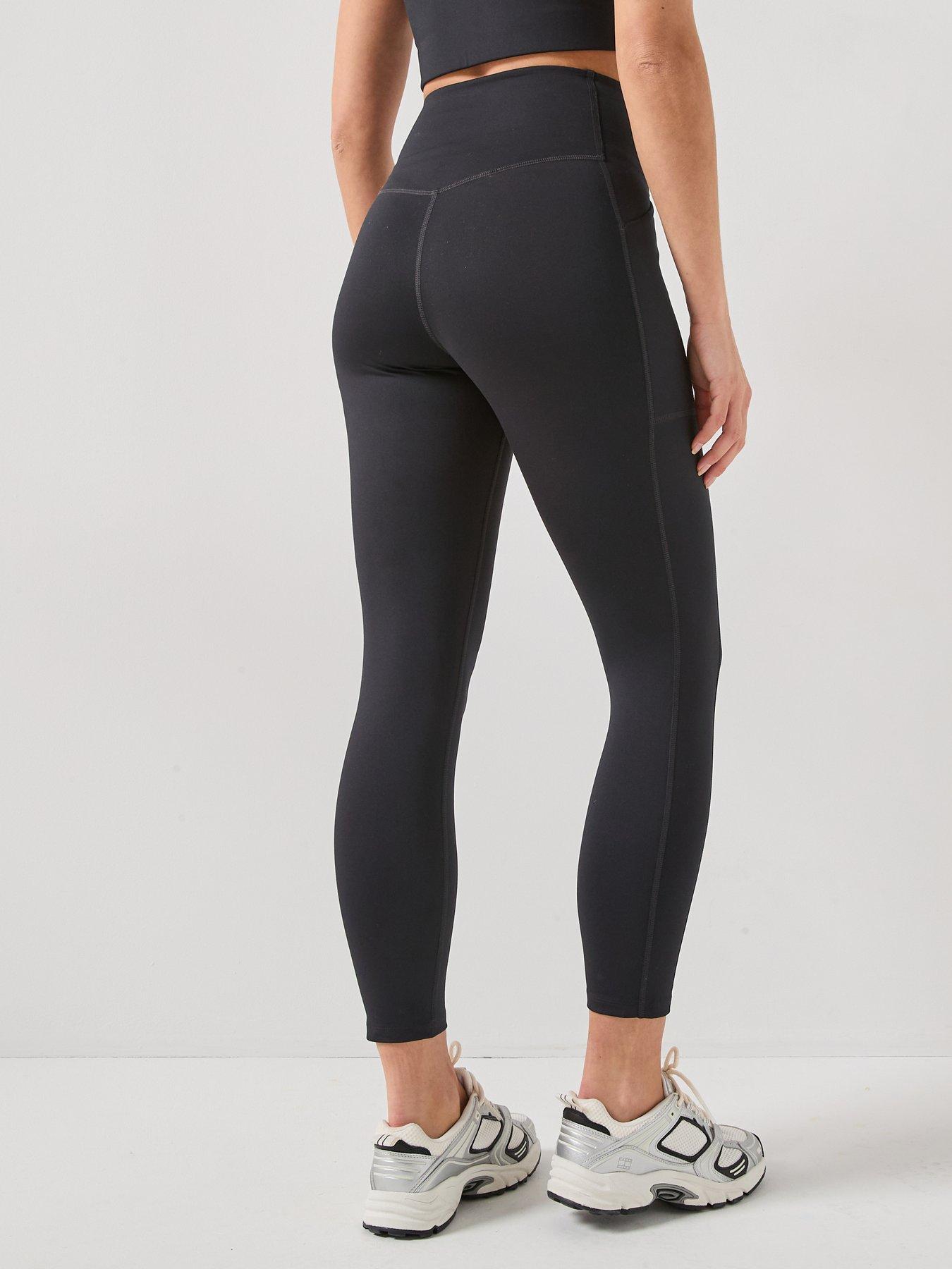 Image 2 of 6 of Girlfriend Collective Womens Training 7/8 High-Rise Pocket Legging - Black