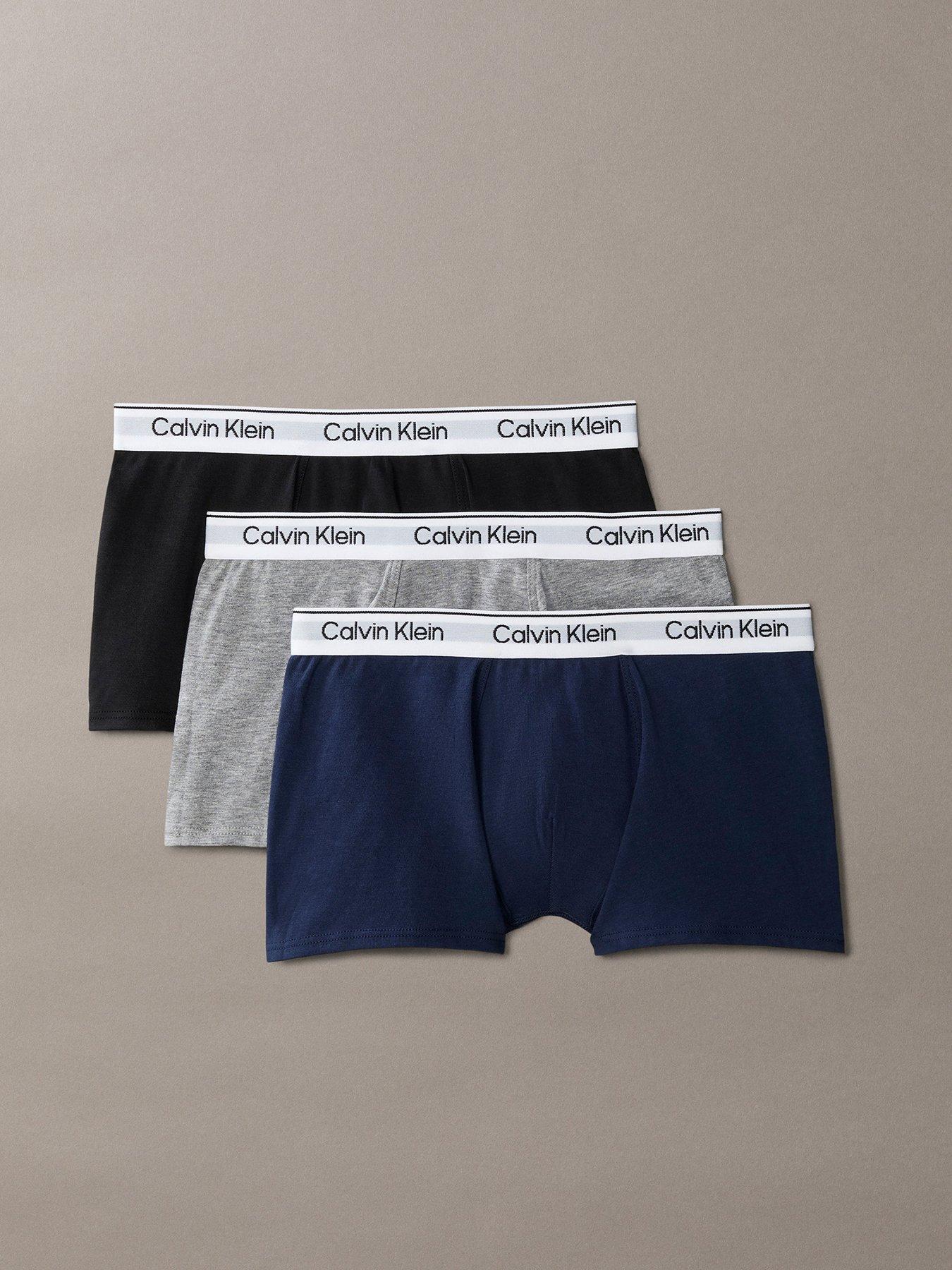 Calvin Klein Boys 3 Pack Trunks - Multi