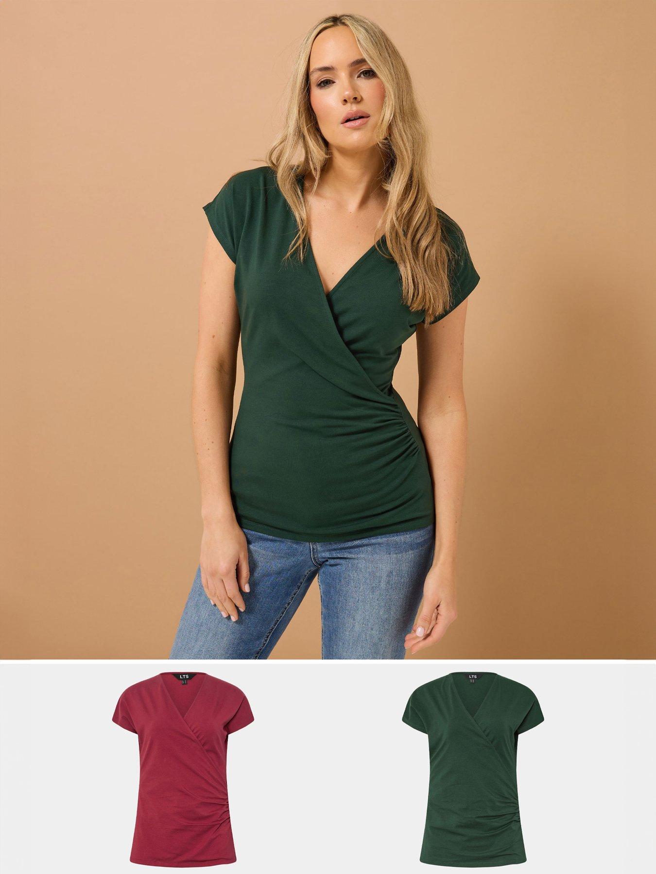 undefined Tall 2 Pack Wrap Top