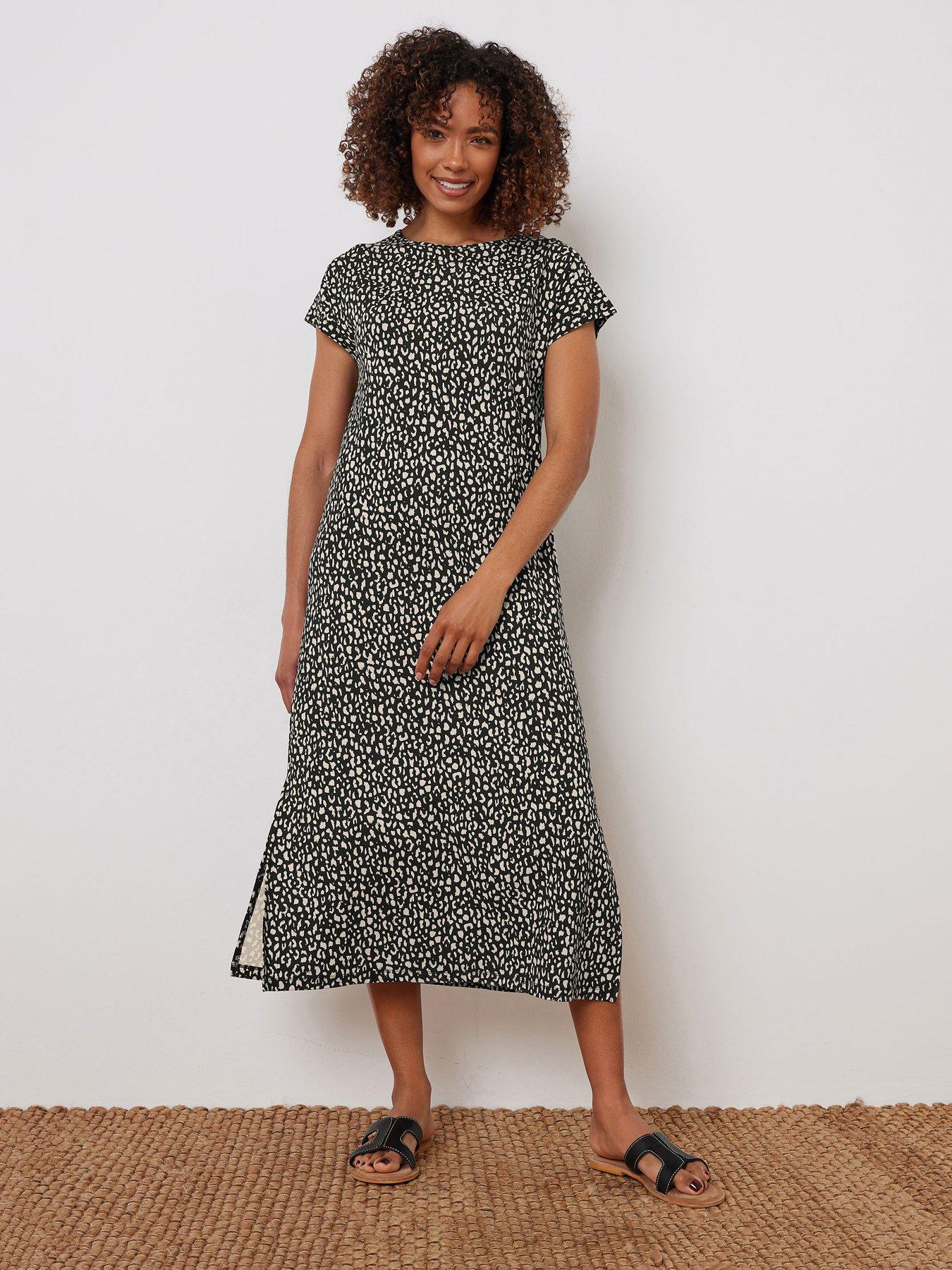 undefined Grown On Sleeve Maxi Dress