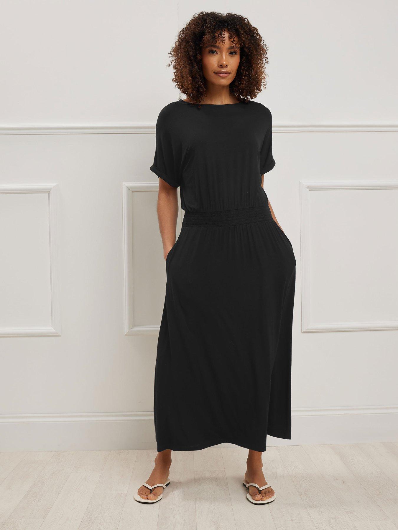 undefined Grown On Sleeve Maxi Dress