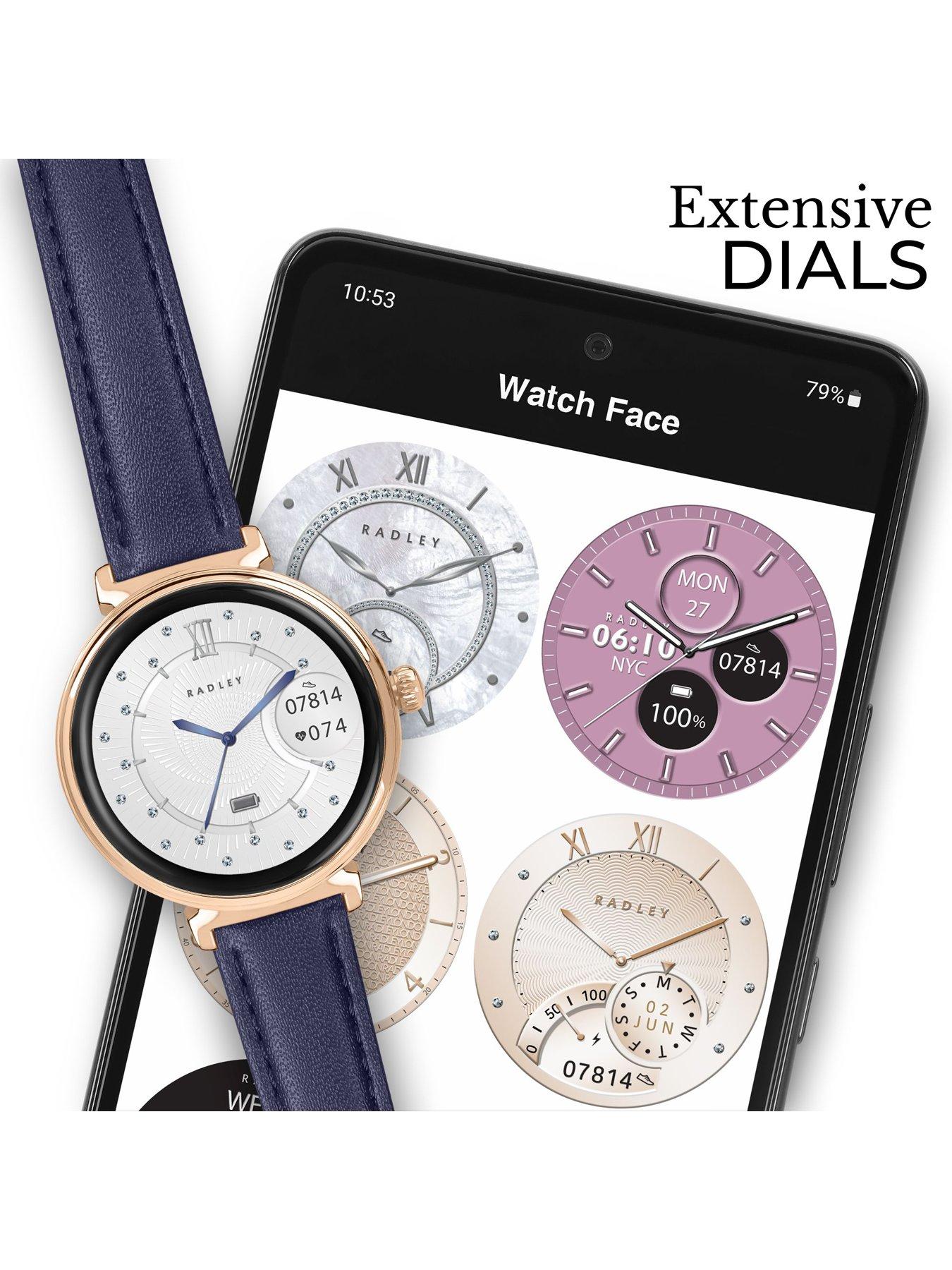 Image 2 of 5 of Radley Smart Series 48 AMOLED Navy Smart Watch