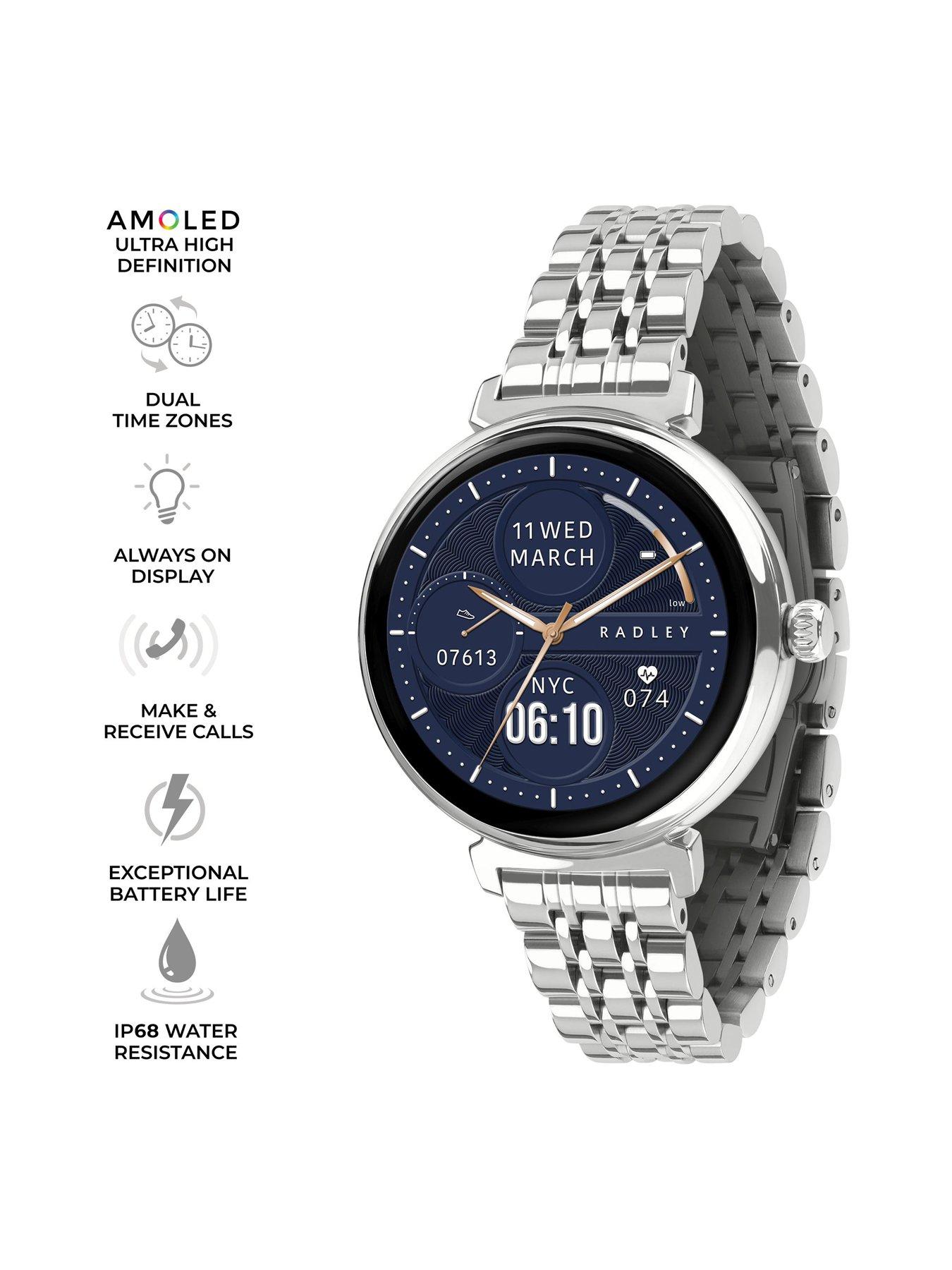 Image 2 of 5 of Radley Smart Series 48 AMOLED Silver Smart Watch