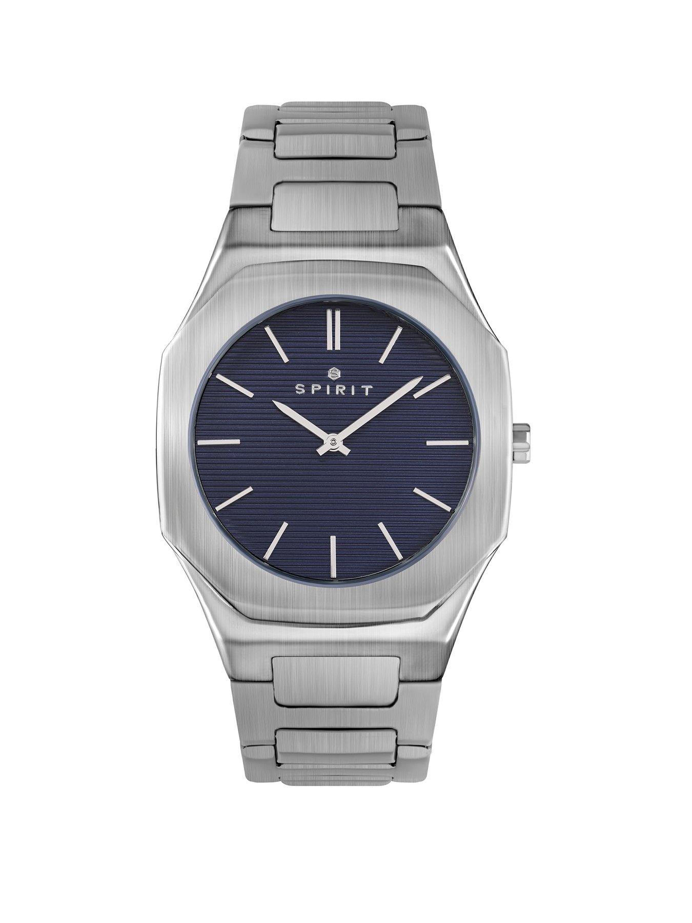 undefined Ladies Blue Dial Silver Stainless Steel Bracelet Watch