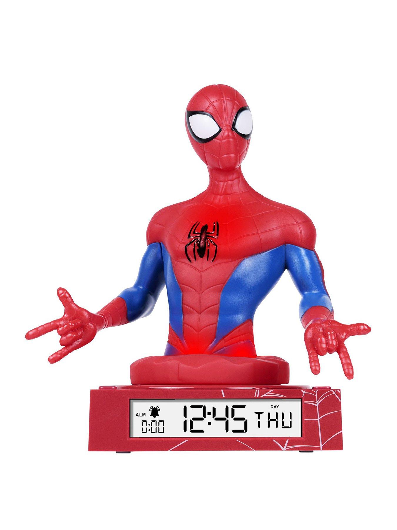 undefined 3D Spiderman Digital Nightlight Alarm Clock