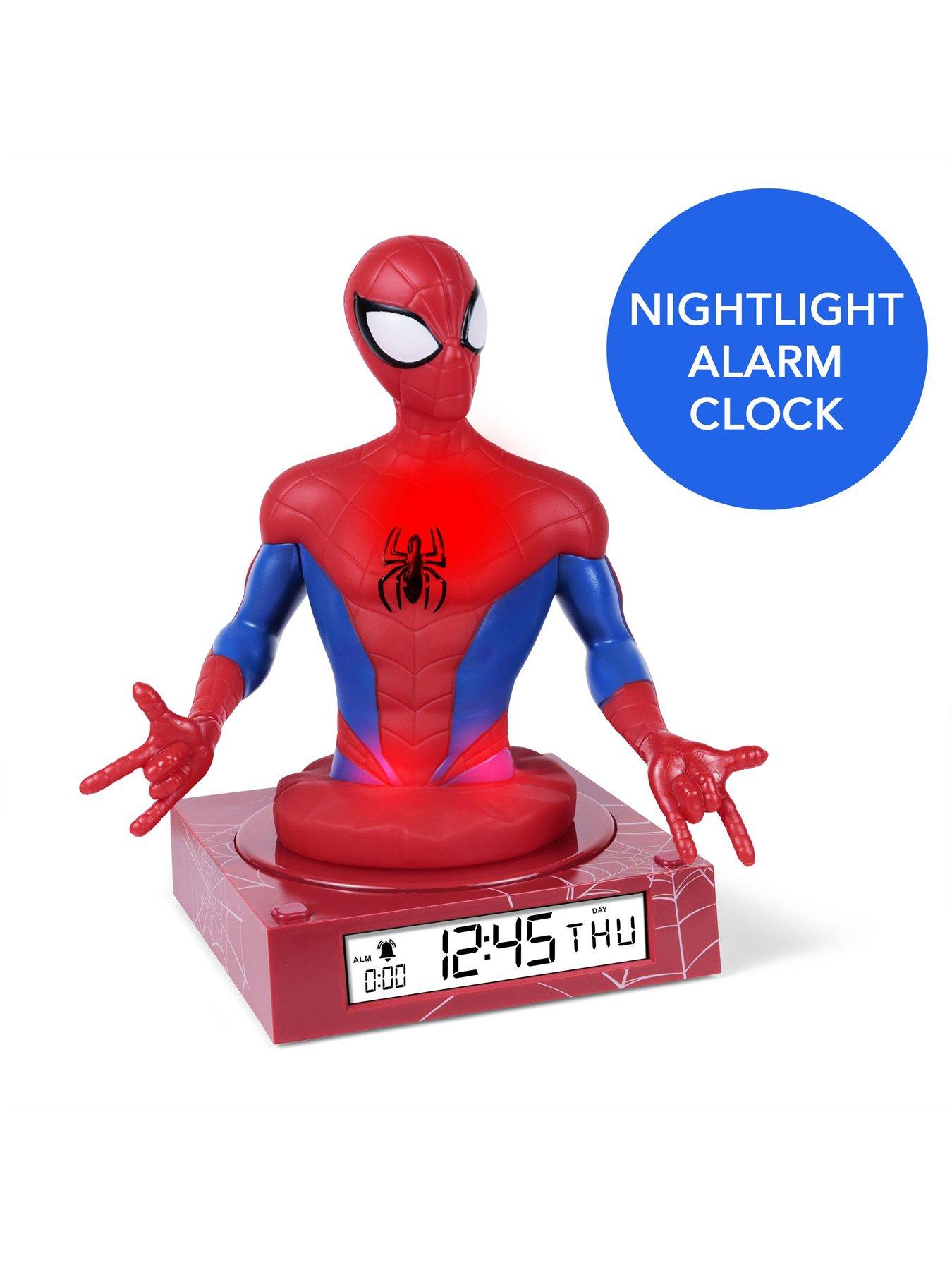 Image 2 of 2 of Spiderman 3D Digital Nightlight Alarm Clock