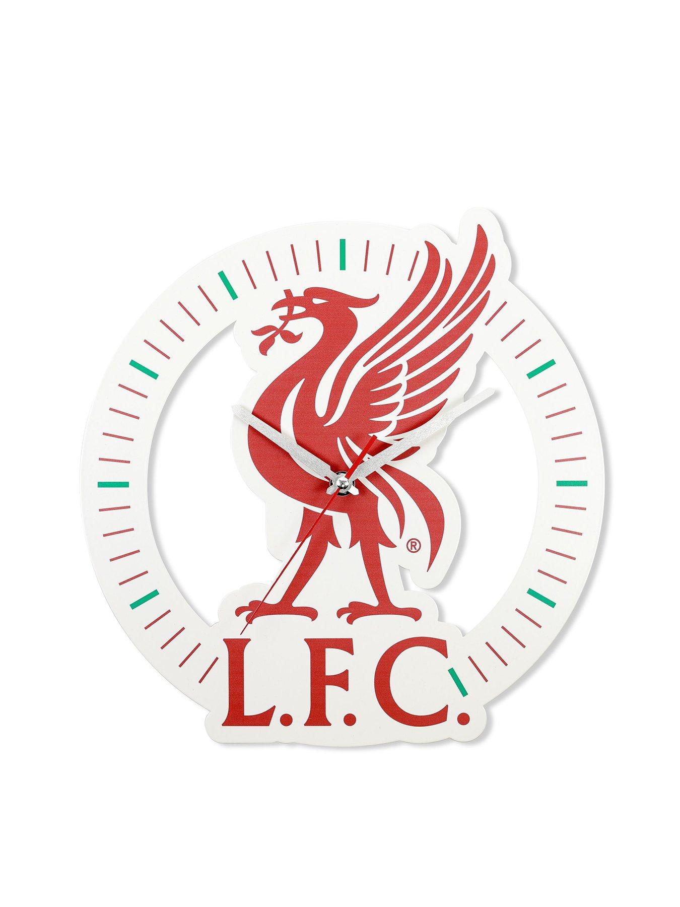 undefined Official Liverpool Football Club Red & White Wall Clock LFCC3004
