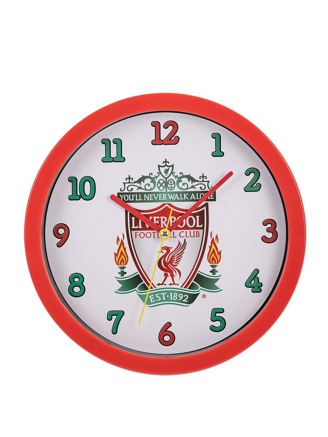 undefined Official Liverpool Football Club Red Wall Clock LFC3000