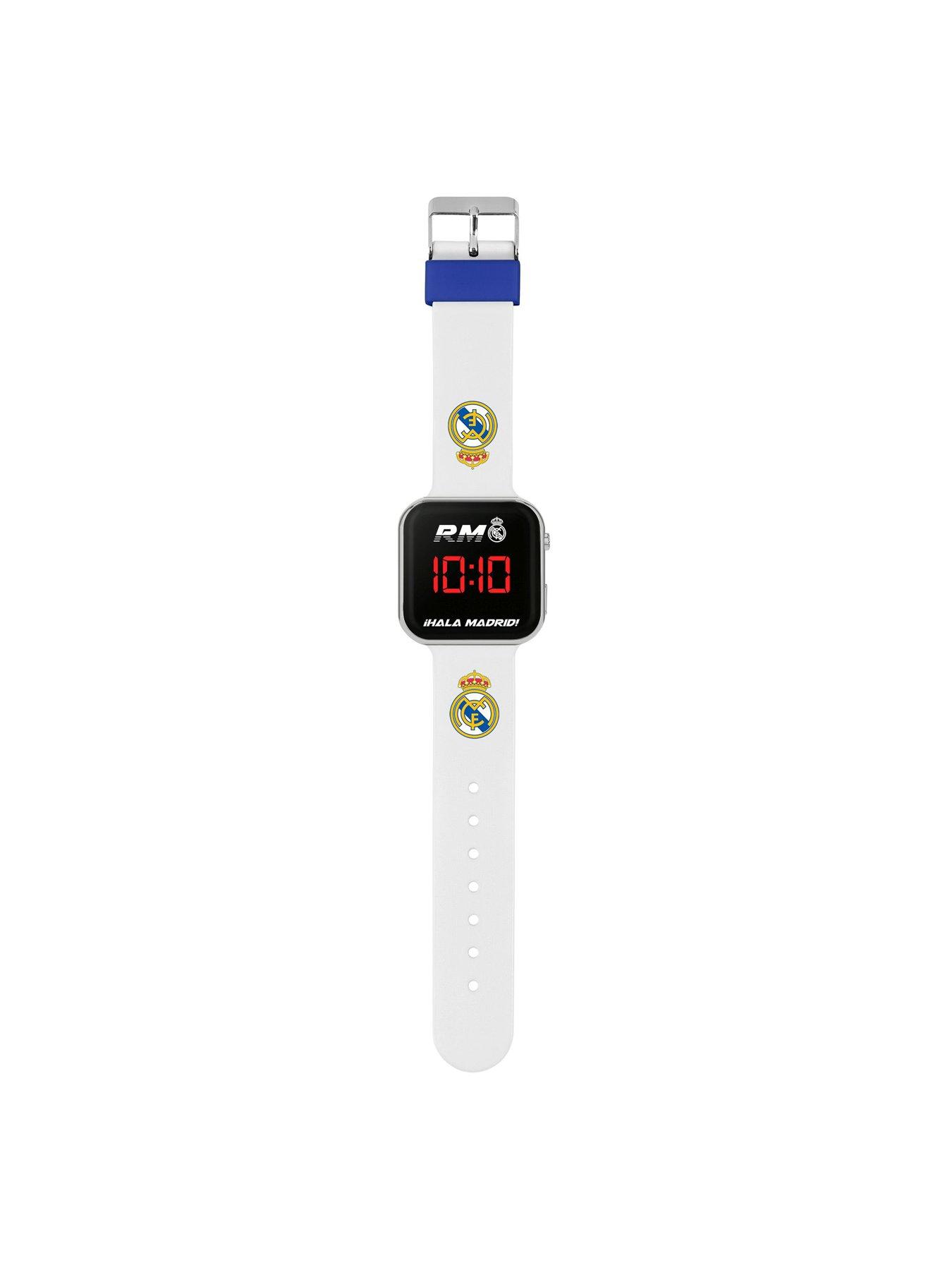 Image 2 of 3 of Real Madrid Official Real Madrid Fc Printed Strap Led Watch