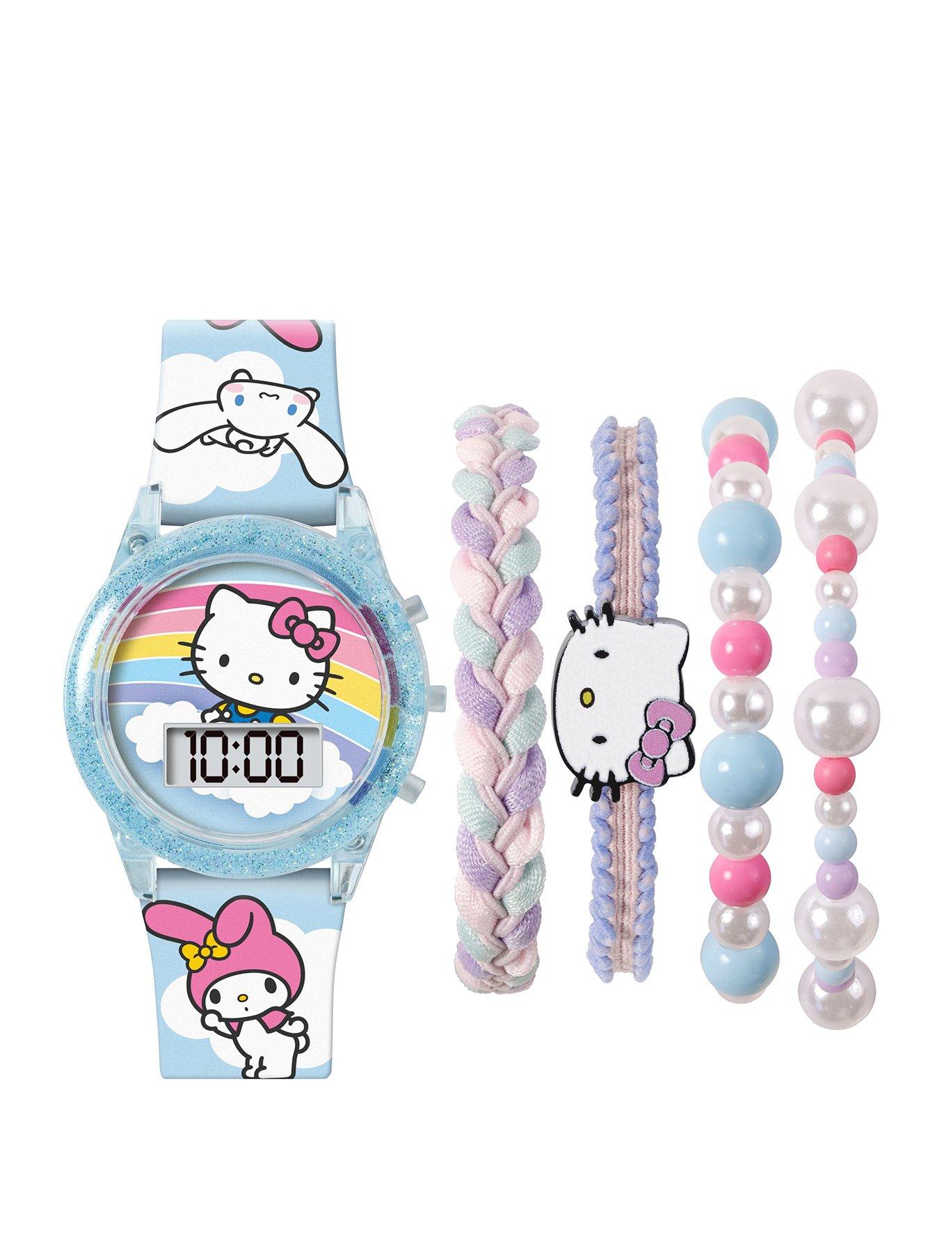 Image 1 of 7 of Hello Kitty Digital Watch and Bracelet Set