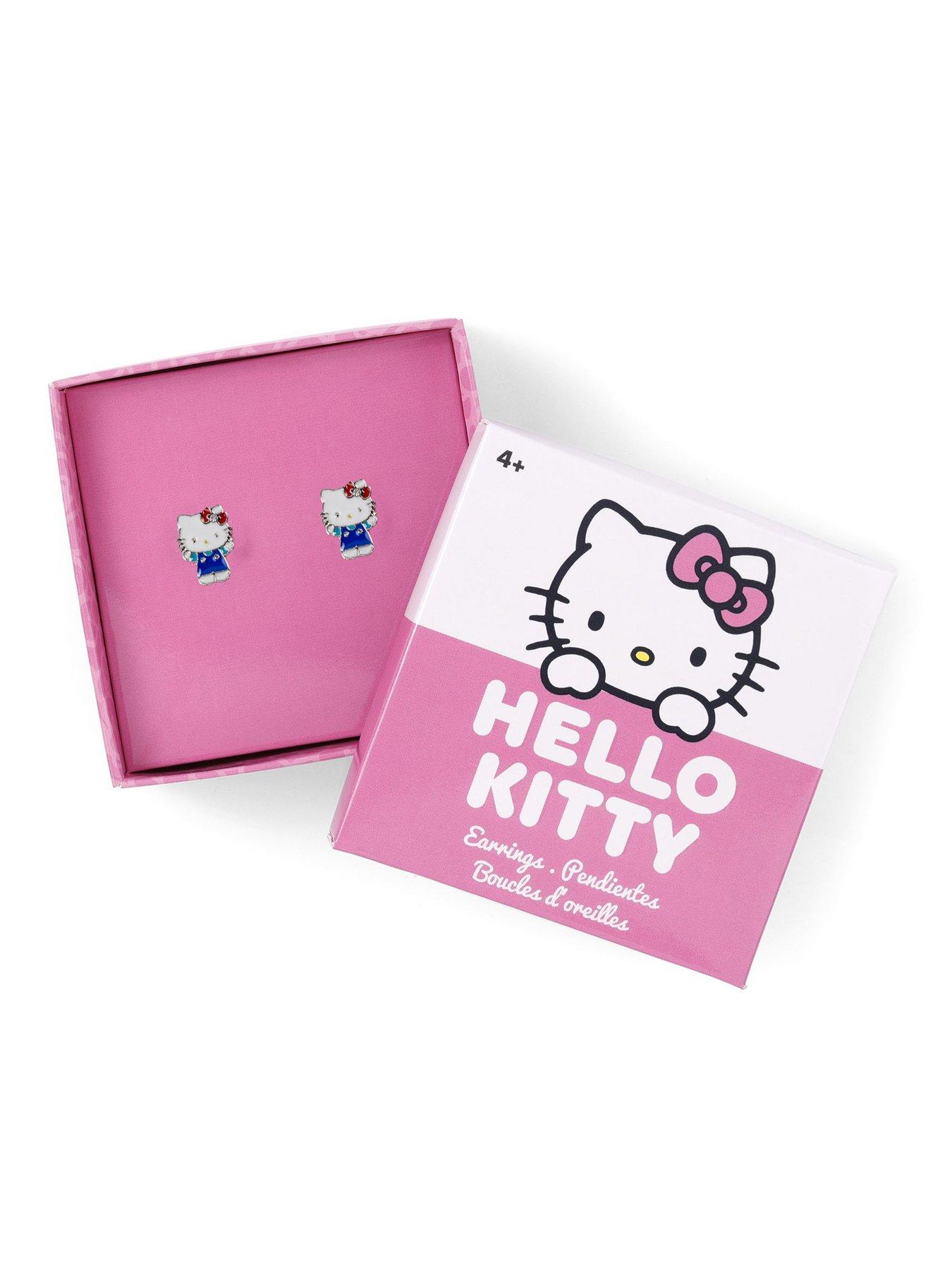 Image 2 of 2 of Hello Kitty Sterling Silver Silhouette Stud Earrings