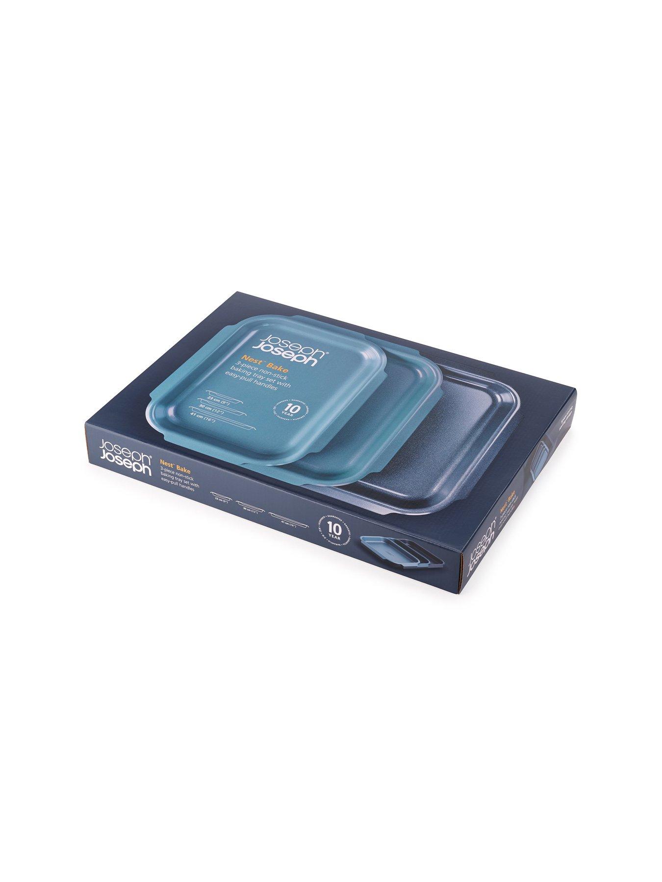 Image 1 of 7 of Joseph Joseph Nest Bake Non Stick 3 Piece Baking Tray Set