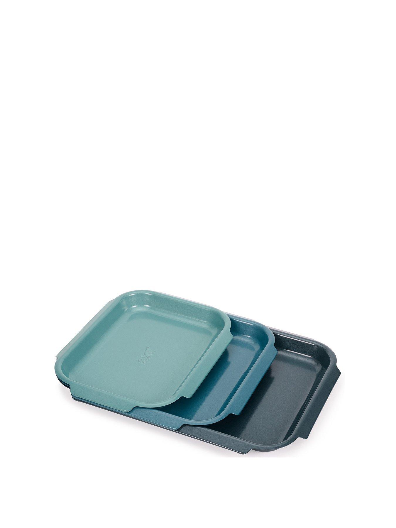 Image 2 of 7 of Joseph Joseph Nest Bake Non Stick 3 Piece Baking Tray Set