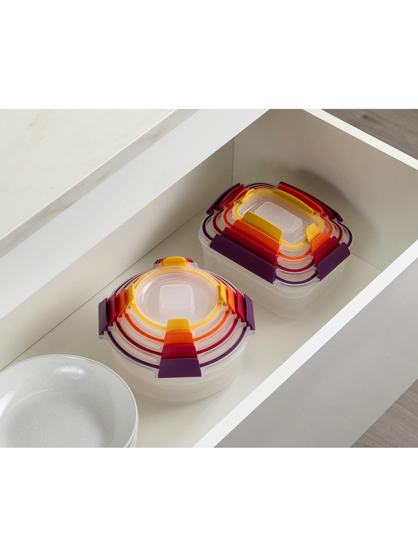 Image 7 of 7 of Joseph Joseph Nest Lock 8-piece Multicolour Mixed Food Container Set