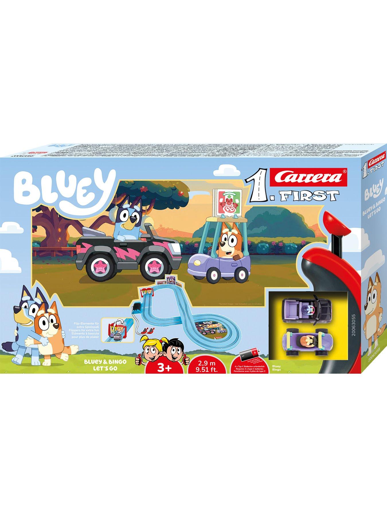 Image 2 of 7 of Bluey Carrera FIRST Slot Car Racing Set - 2.9m