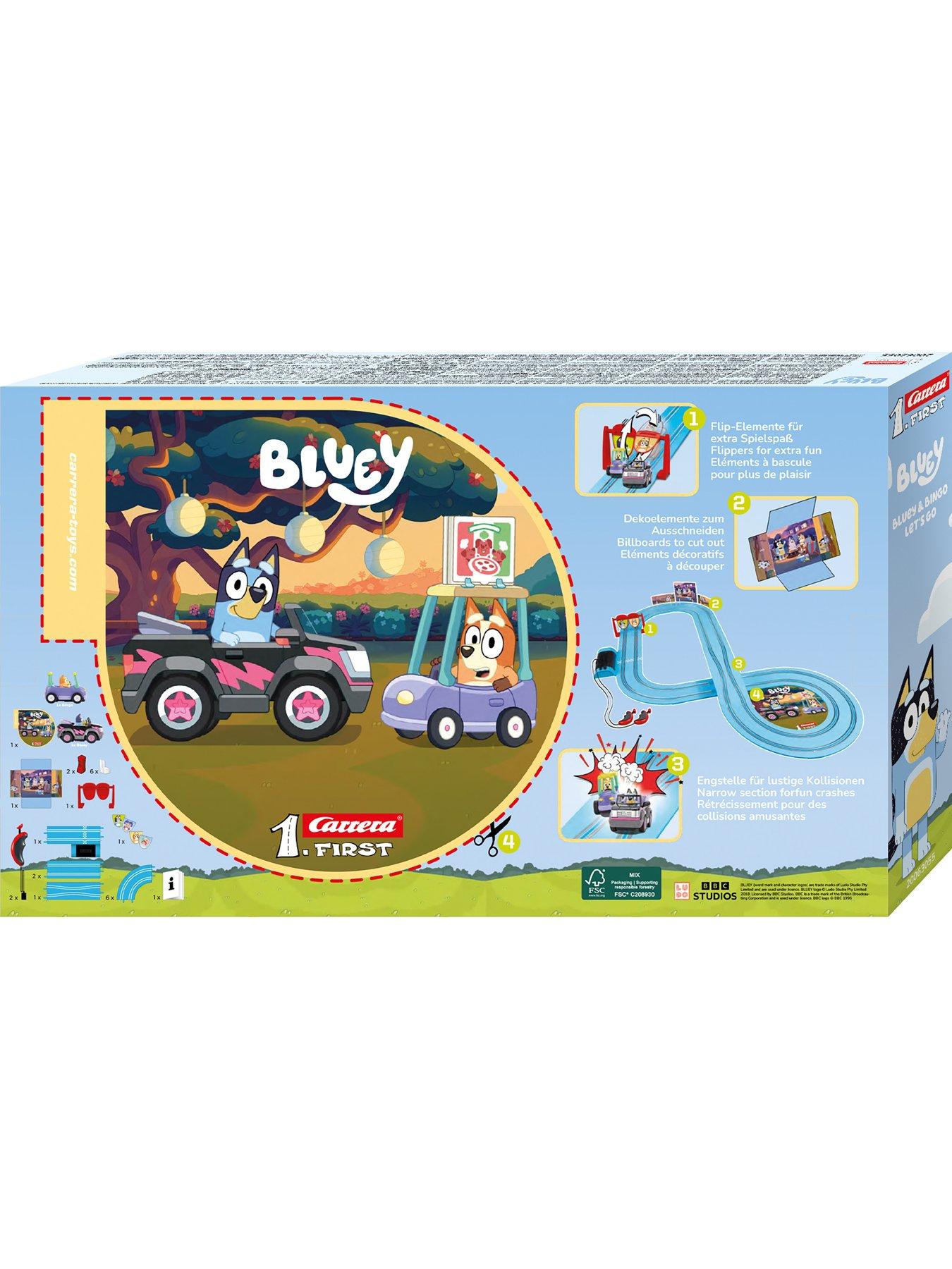 Bluey Carrera FIRST Slot Car Racing Set - 2.9m | Very