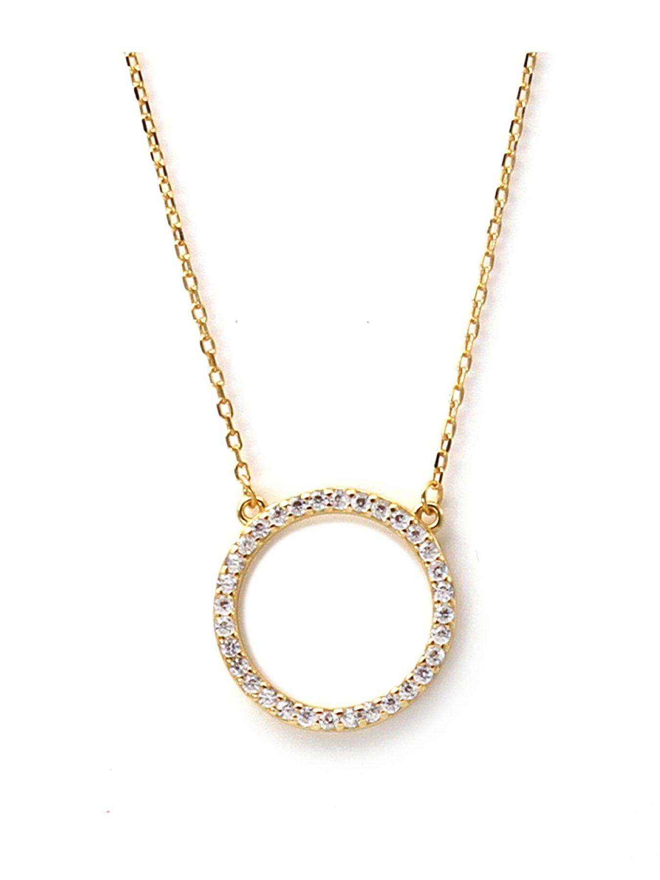 Say It With Circle of Life Necklace, Yellow Gold, Women