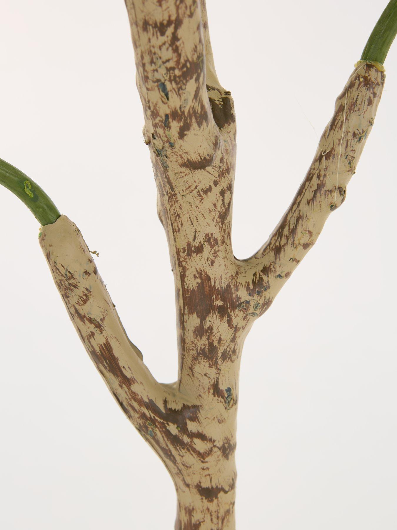 Image 6 of 7 of Very Home Real Touch Faux Rubber Tree in Plastic Pot