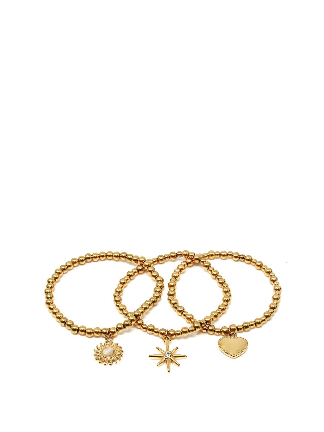 undefined Junior Star Stacker Set Of 3 - GOLD