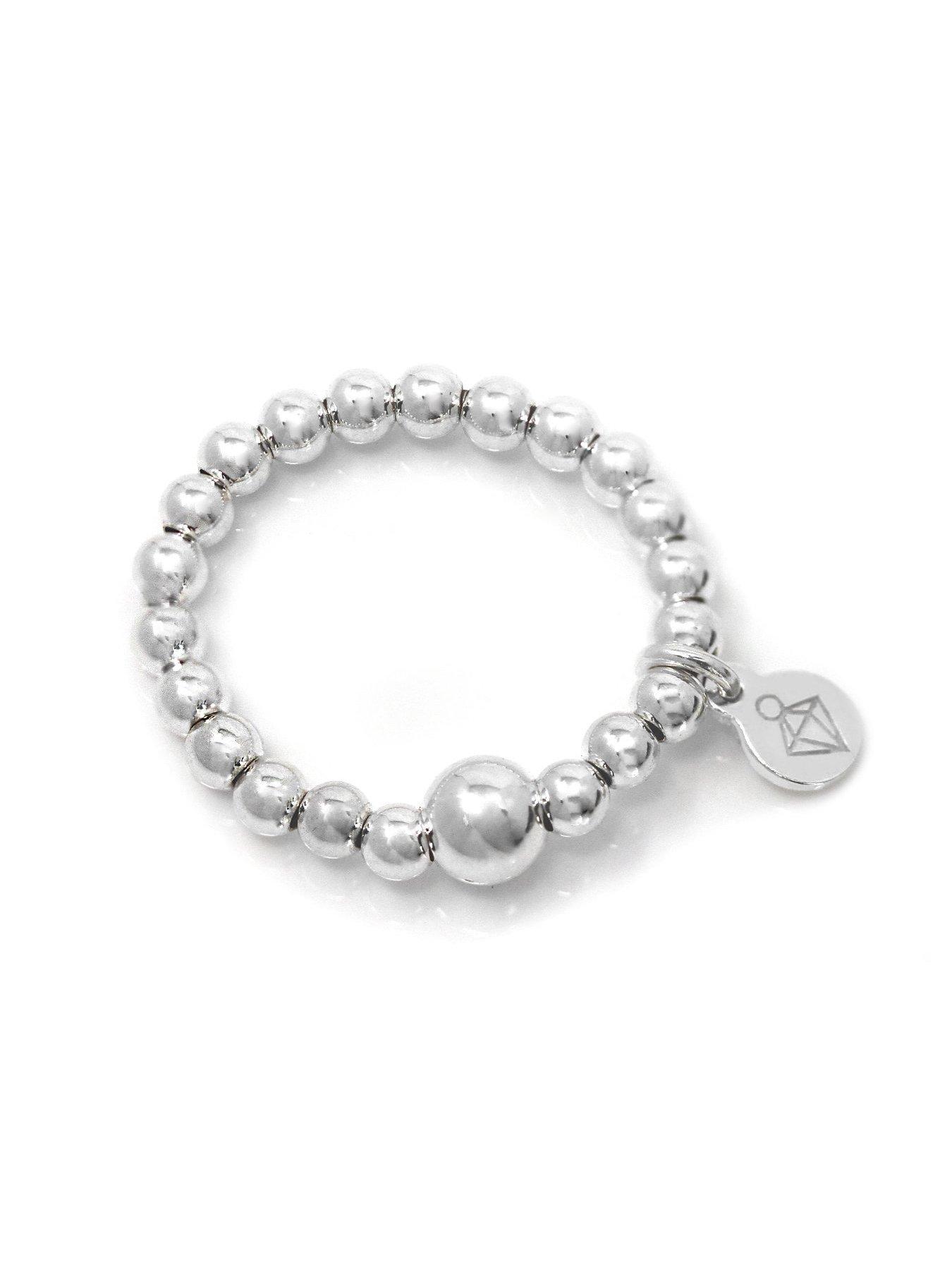 Image 3 of 3 of Say It With Ball Ring - Sterling Silver