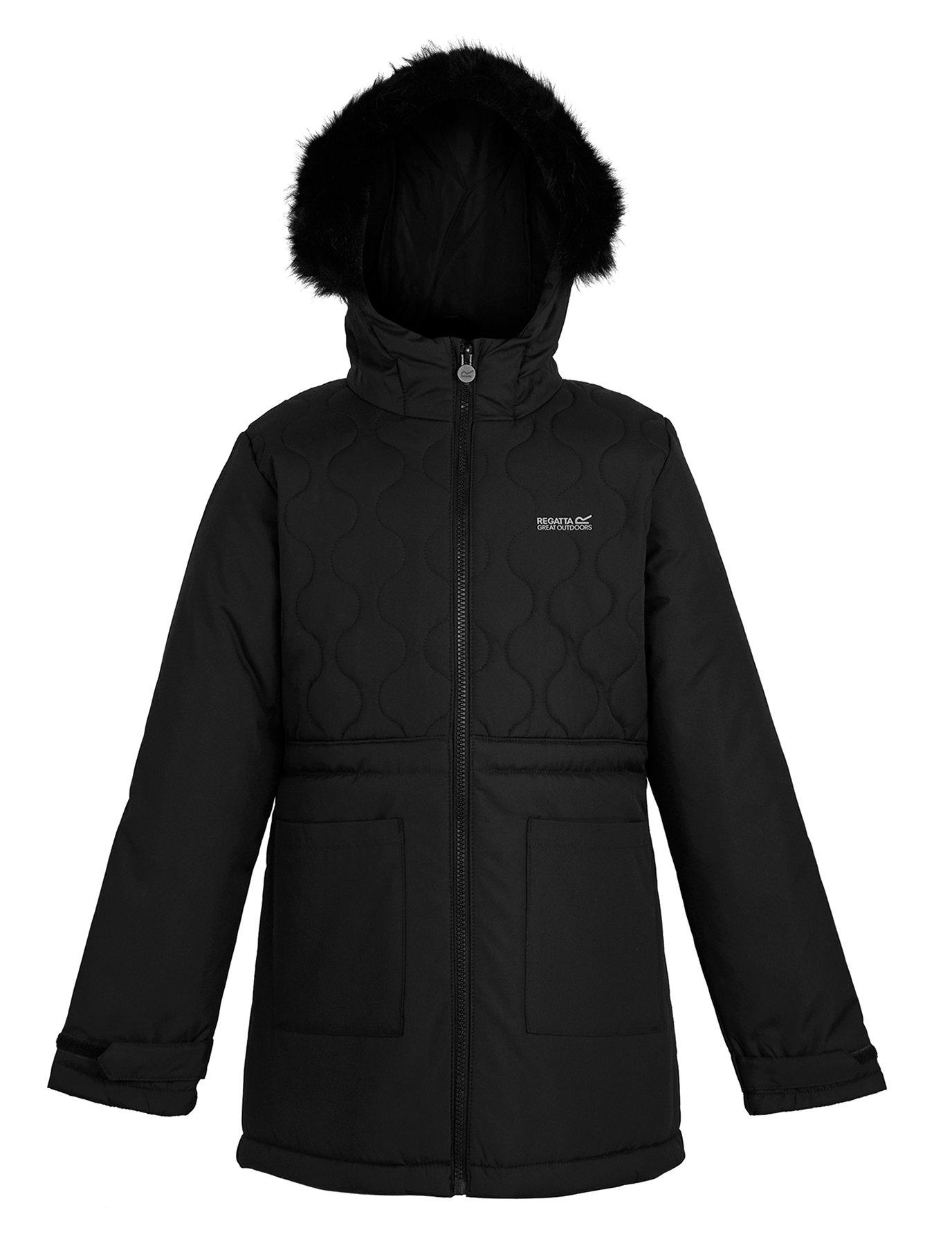 Regatta Unisex Kids Noir Child Puffer Jacket Fabrizia Ii - Image 2